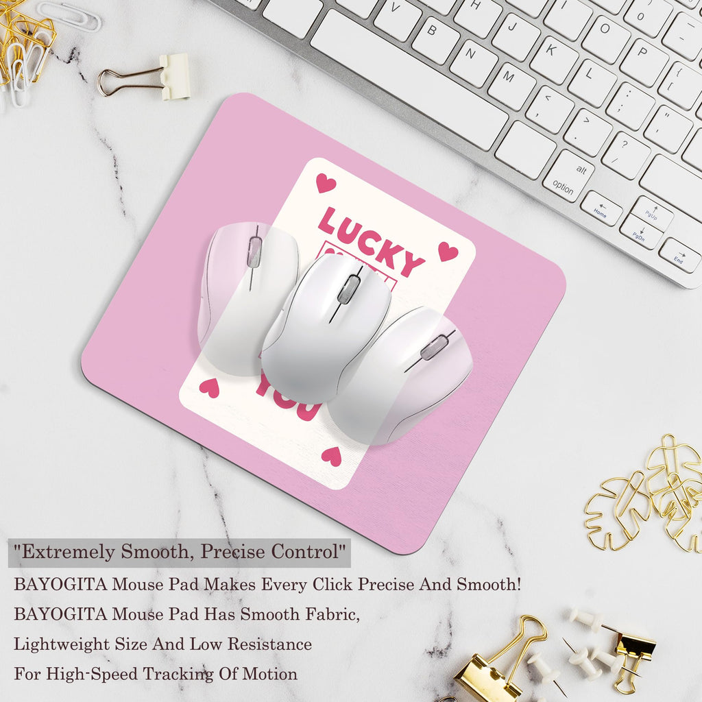 Coquette Mouse Pad, 9.5x8 Inches