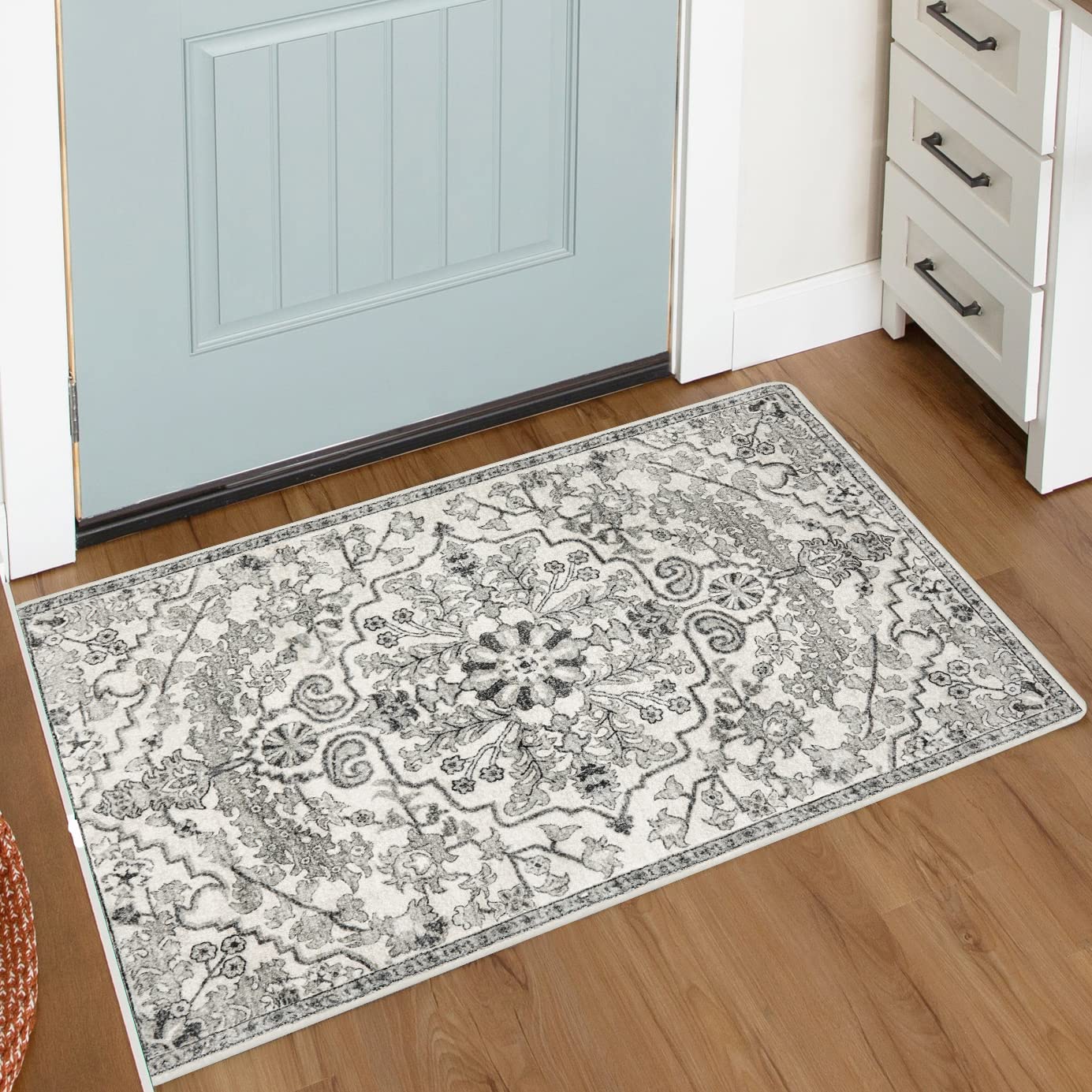 Floral Bohemian Medallion Area Rugs