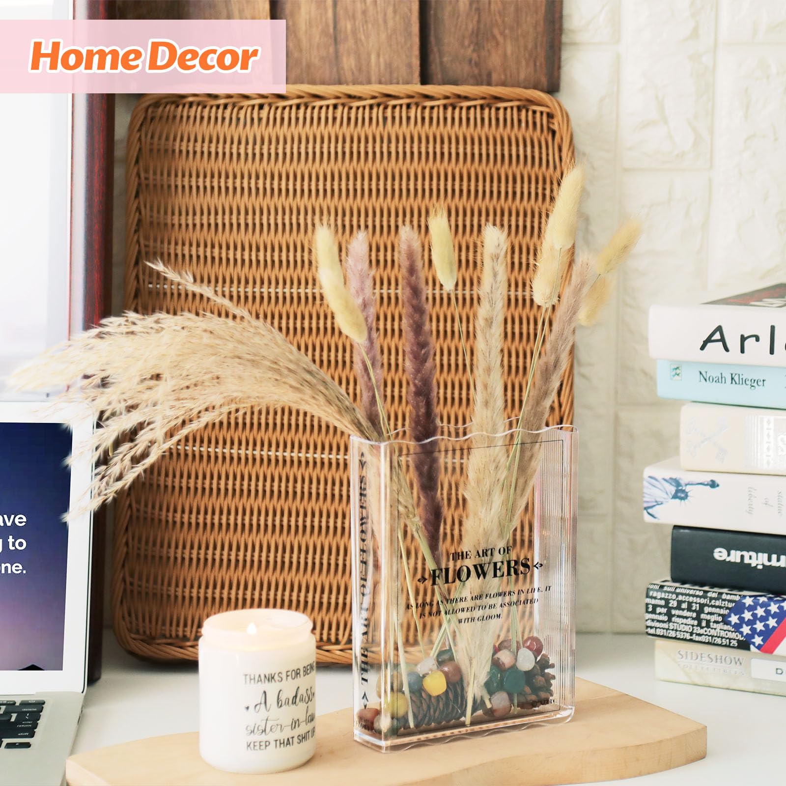 New Book-Shaped Flower Vase â€?Aesthetic Decor