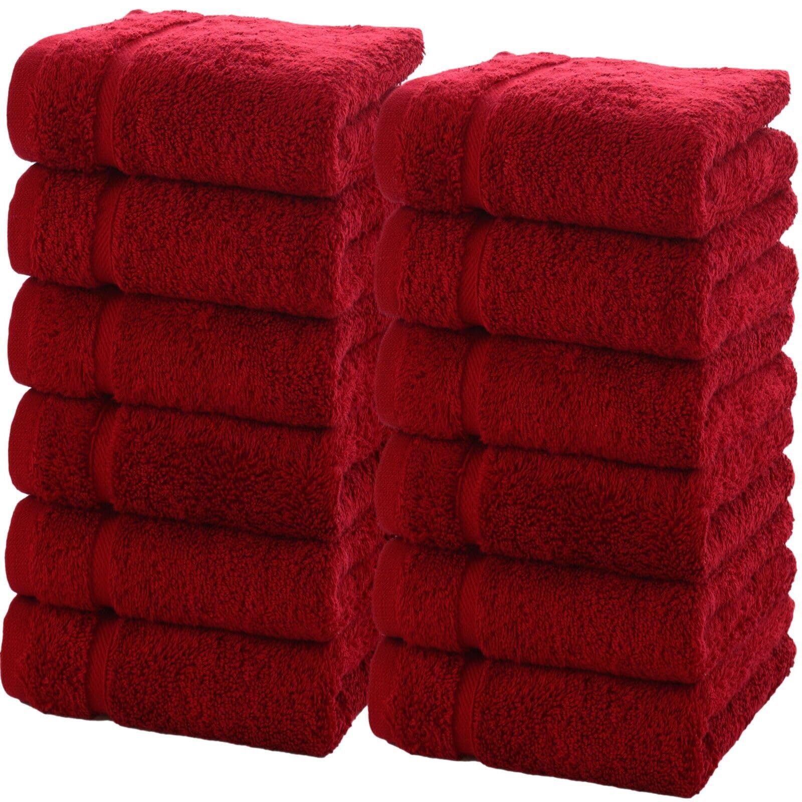 Linen Bath Towels Set for Bathroom Original Turkish Cotton Soft, Absorbent and Premium 2 Bath Towels, 2 Hand Towels, 2 Washcloths