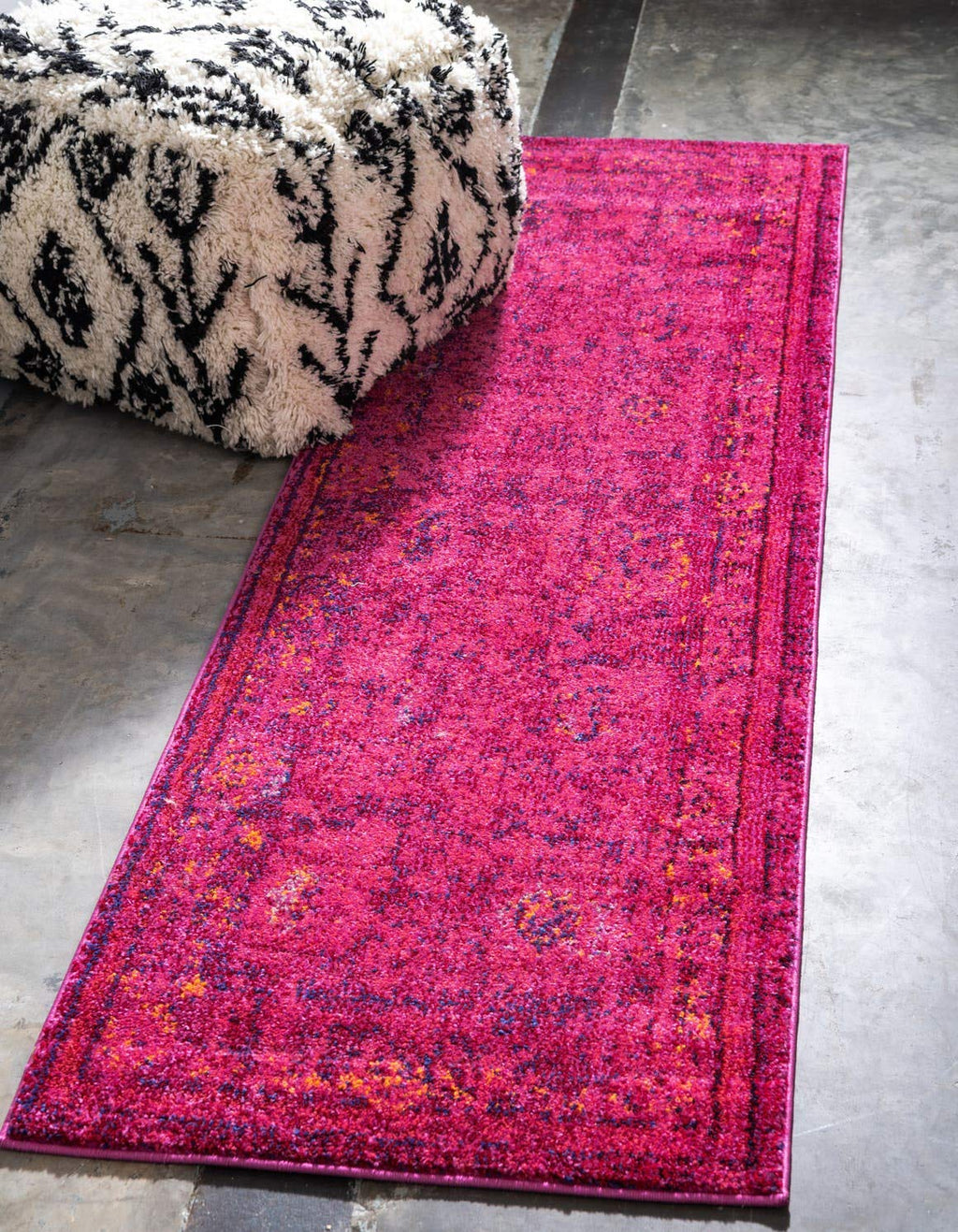 Vintage Botanical Traditional Runner Rug
