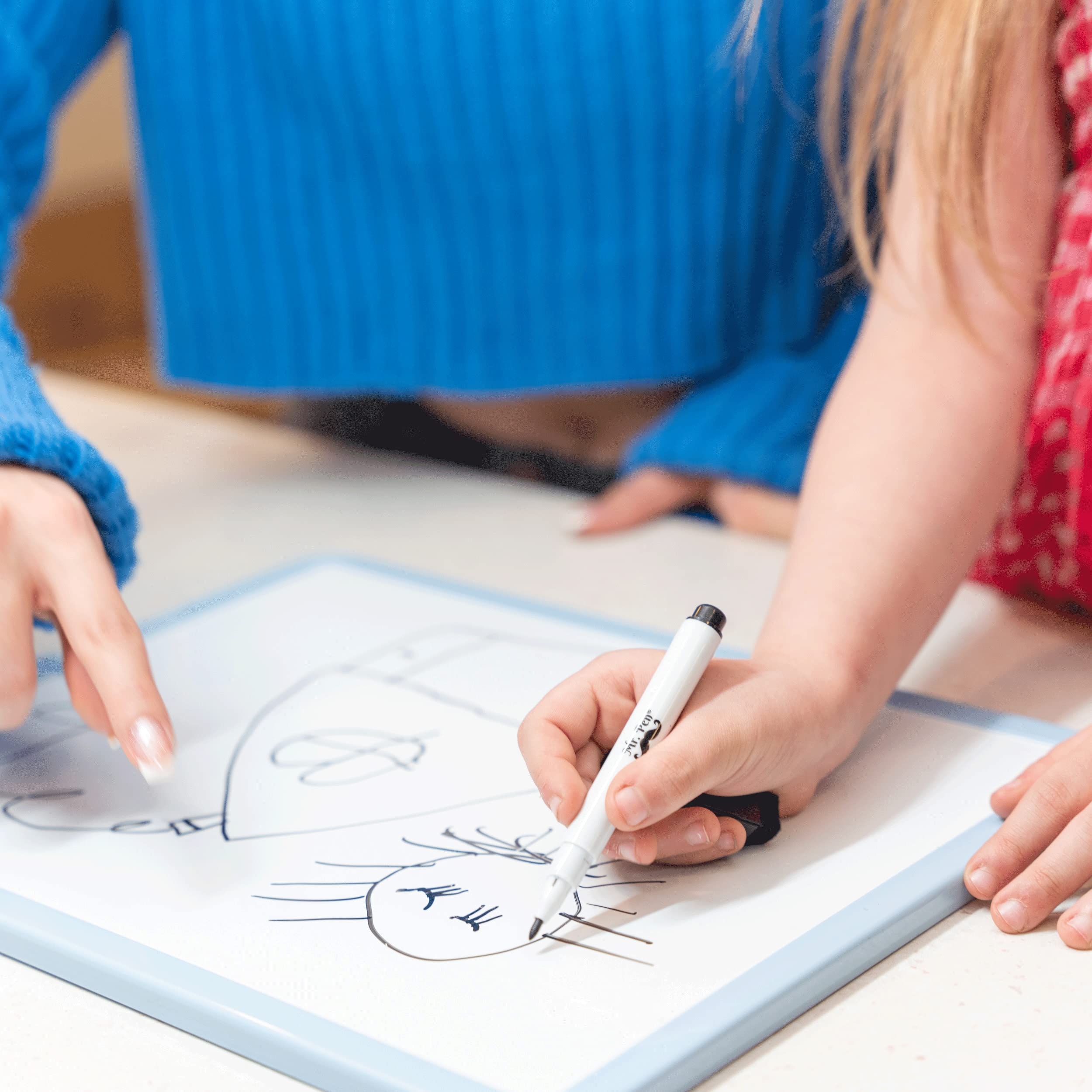 Dry Erase Board, 14â€?x 11â€?with a Black Dry Erase Marker Color Frame, Small White Board Dry Erase Whiteboard