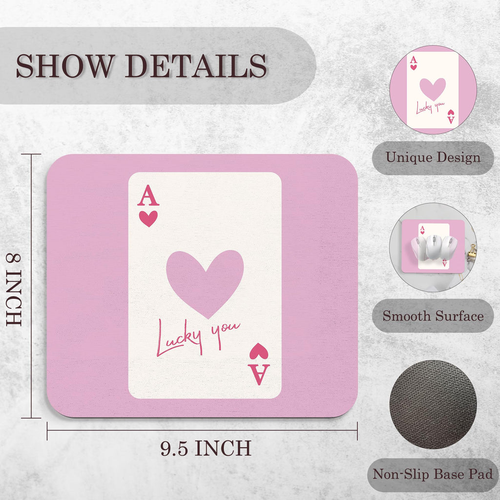 Coquette Mouse Pad, 9.5x8 Inches