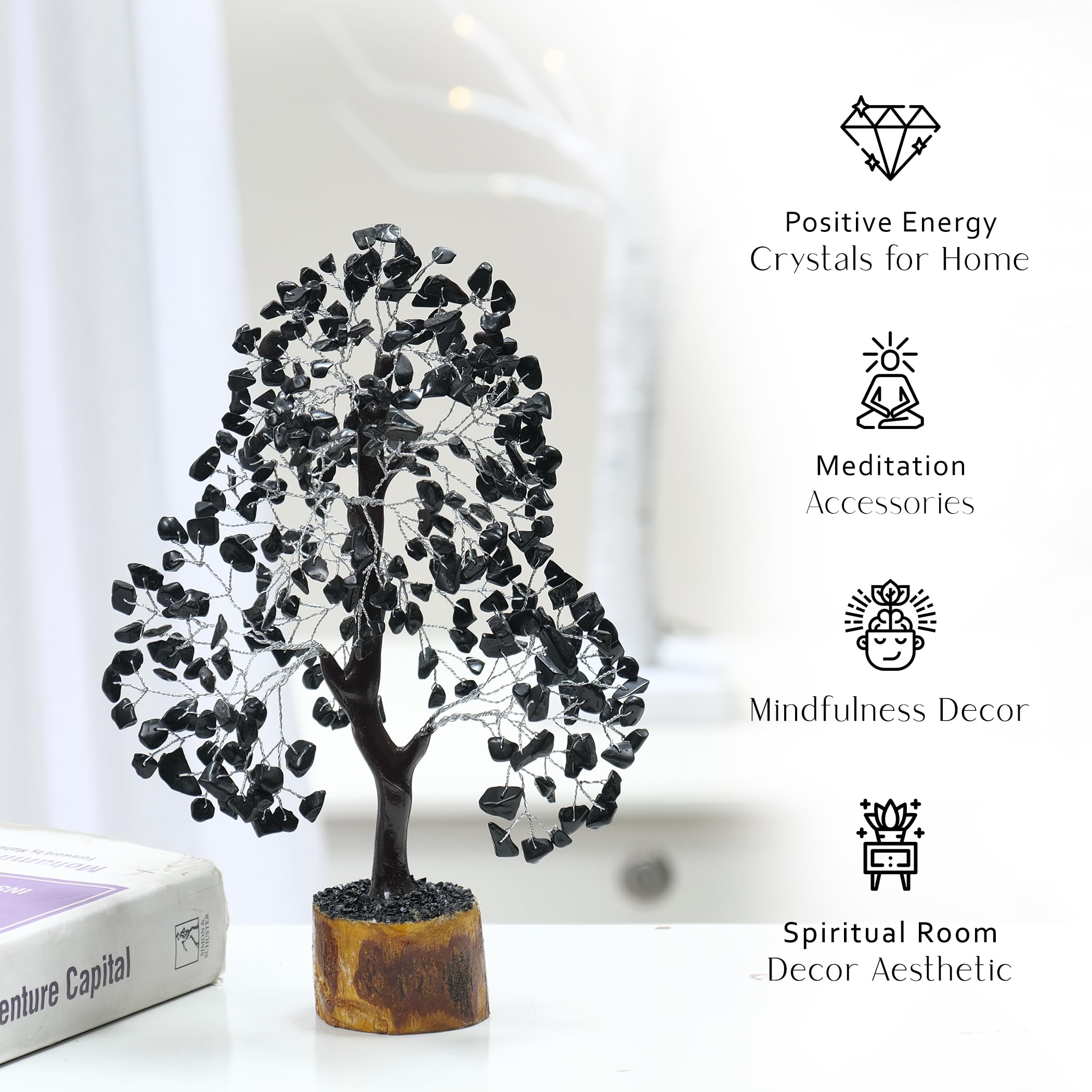 Rose Quartz Crystals Good Luck Money Tree