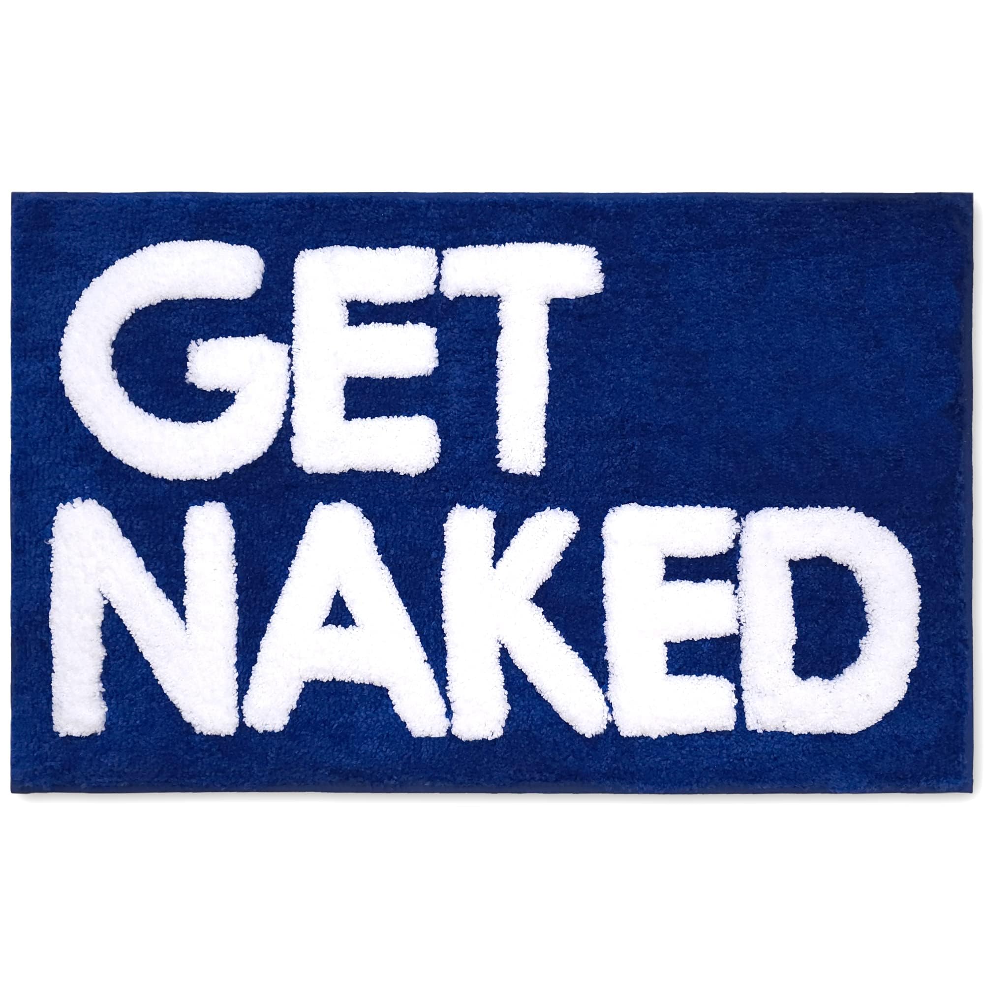 Get Naked Bath Mat - Cute Bathroom Rugs 31" x 20"