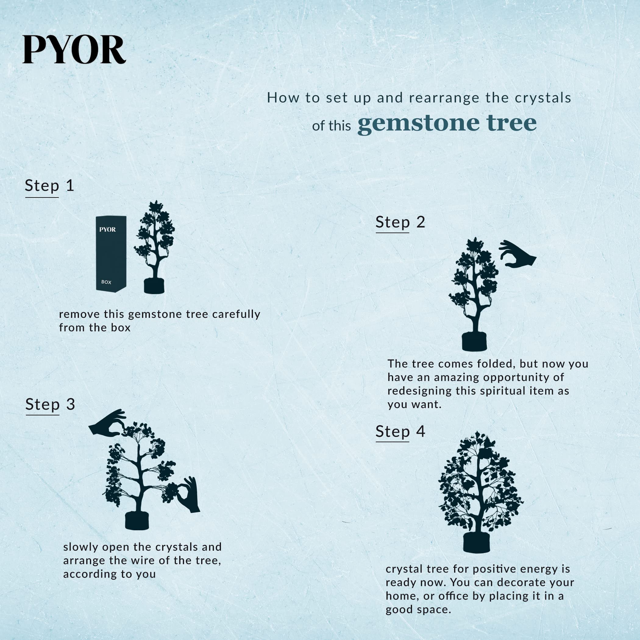 Rose Quartz Crystals Good Luck Money Tree