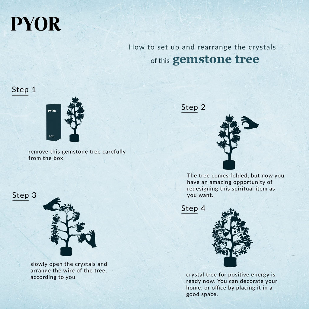 Rose Quartz Crystals Good Luck Money Tree