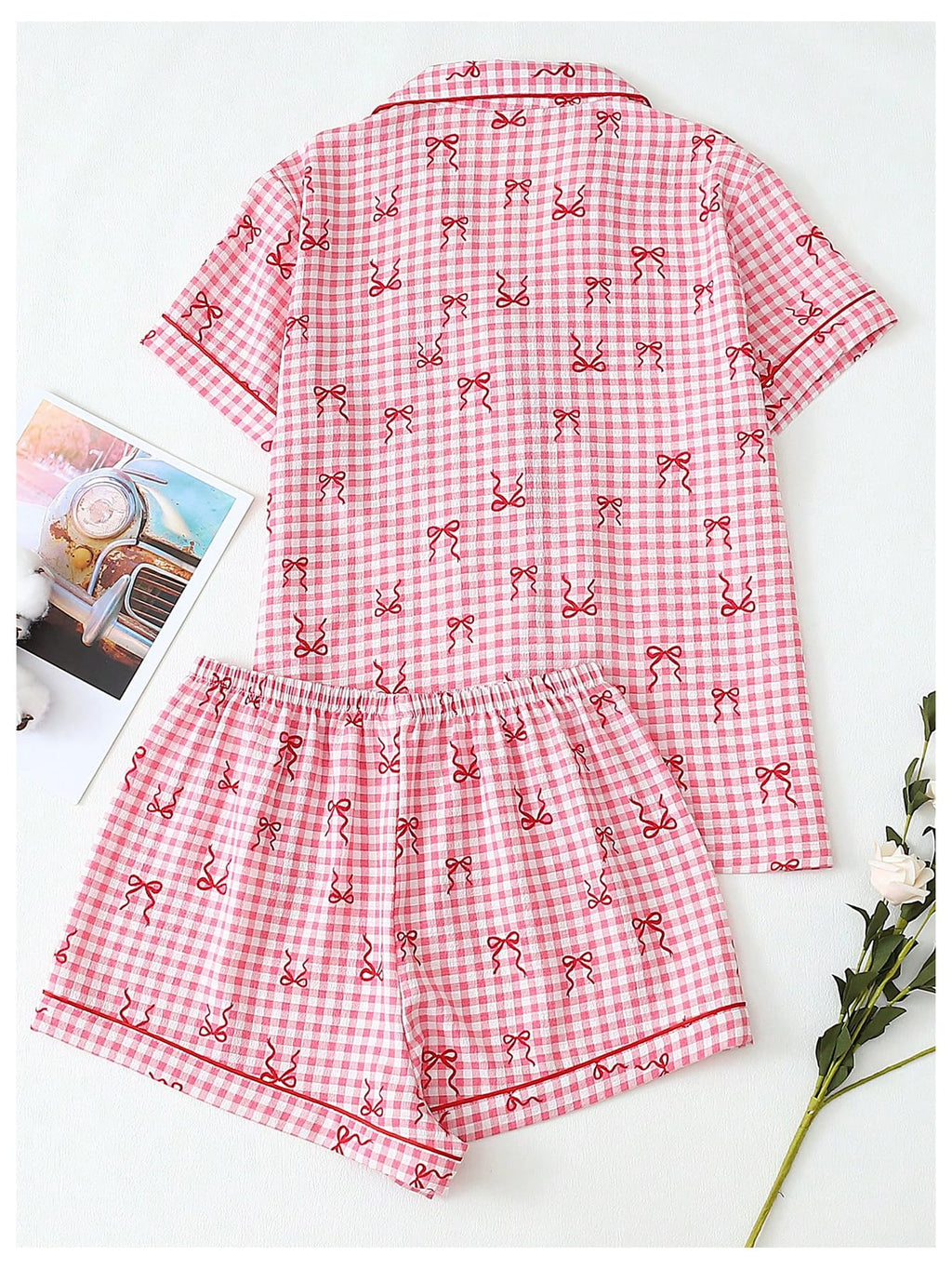 Women's Silk Satin Pajama Set Print Sleepwear Short Sleeve Button Down Pjs Shorts Cheetah Loungewear