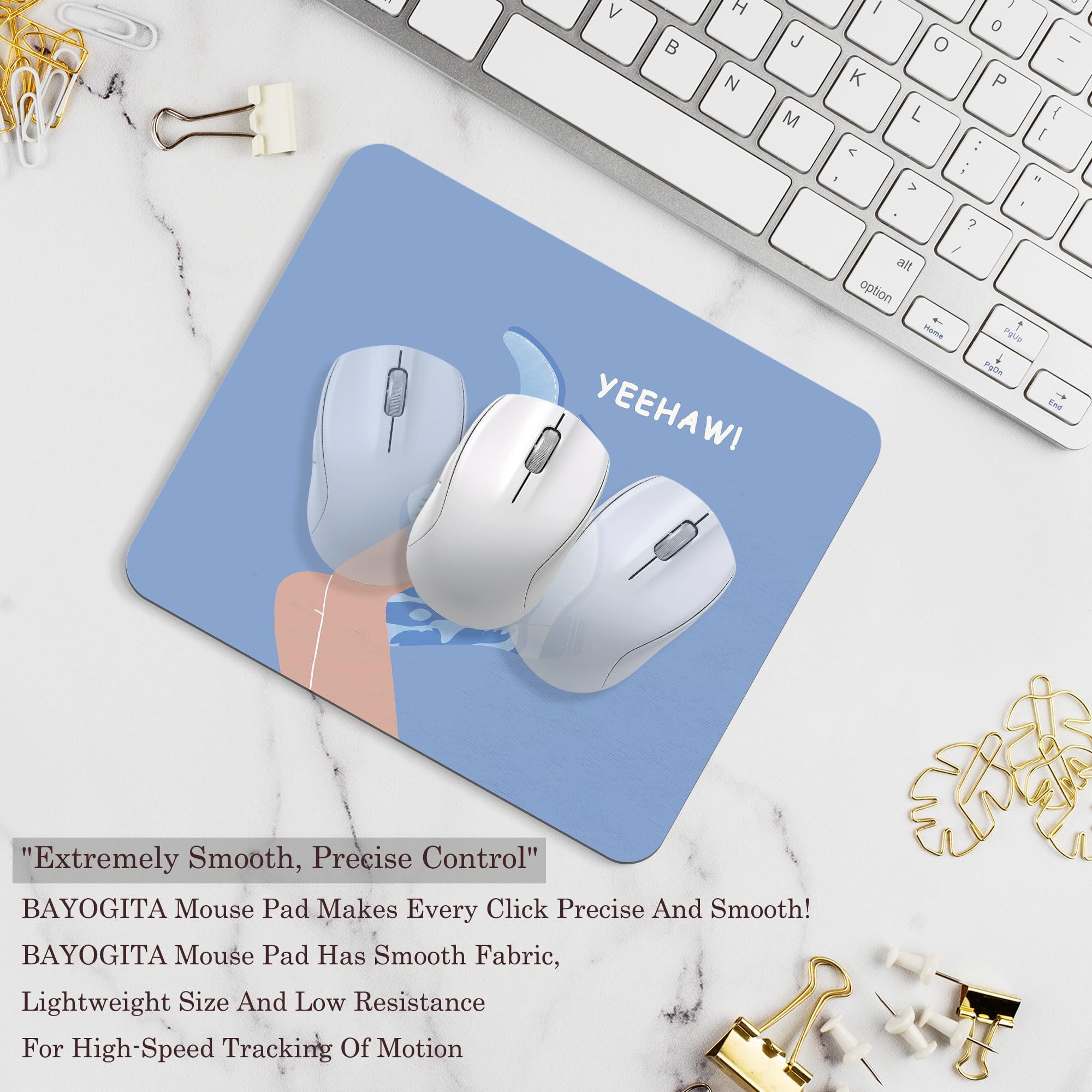 Coquette Mouse Pad, 9.5x8 Inches