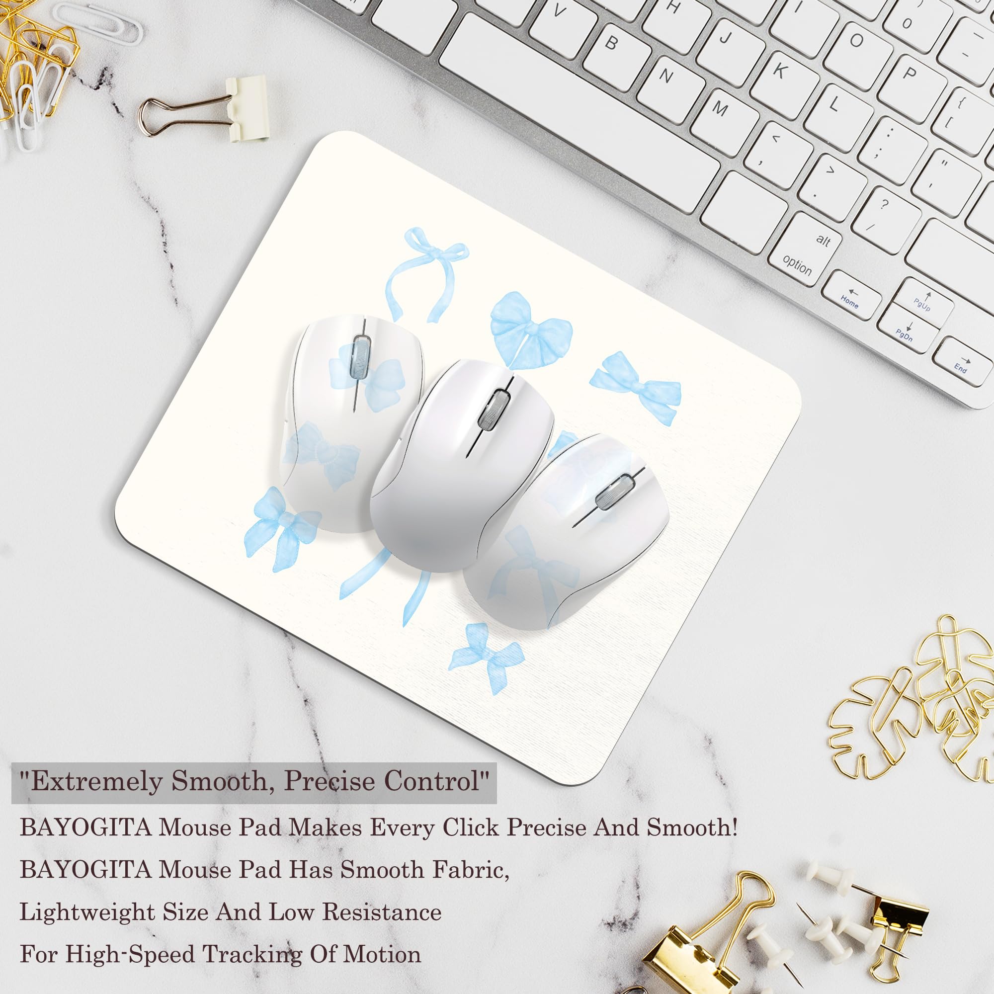 Coquette Mouse Pad, 9.5x8 Inches