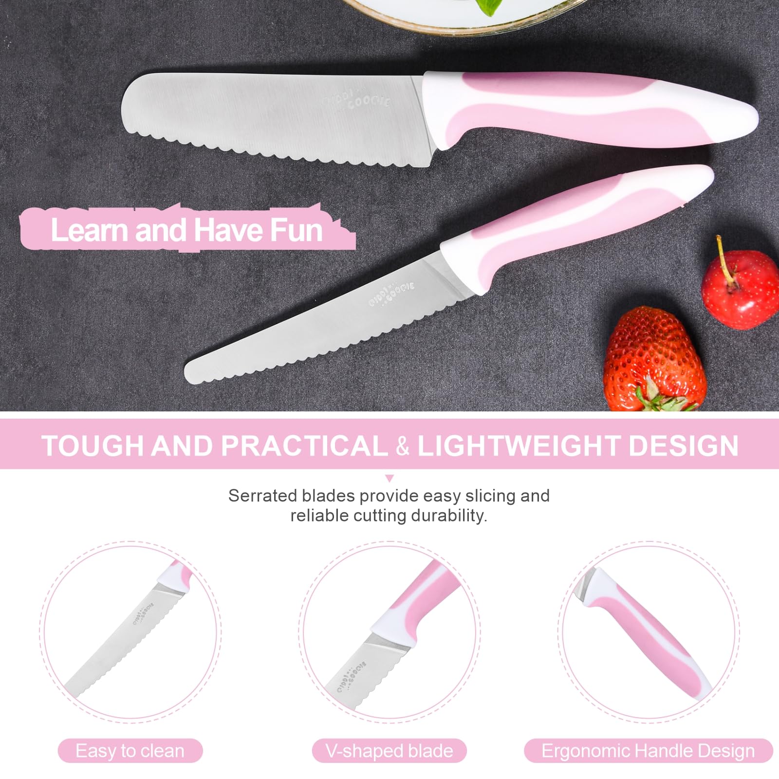 New 5" Serrated Bread Knife - Stainless Steel Tomato & Lettuce Knife