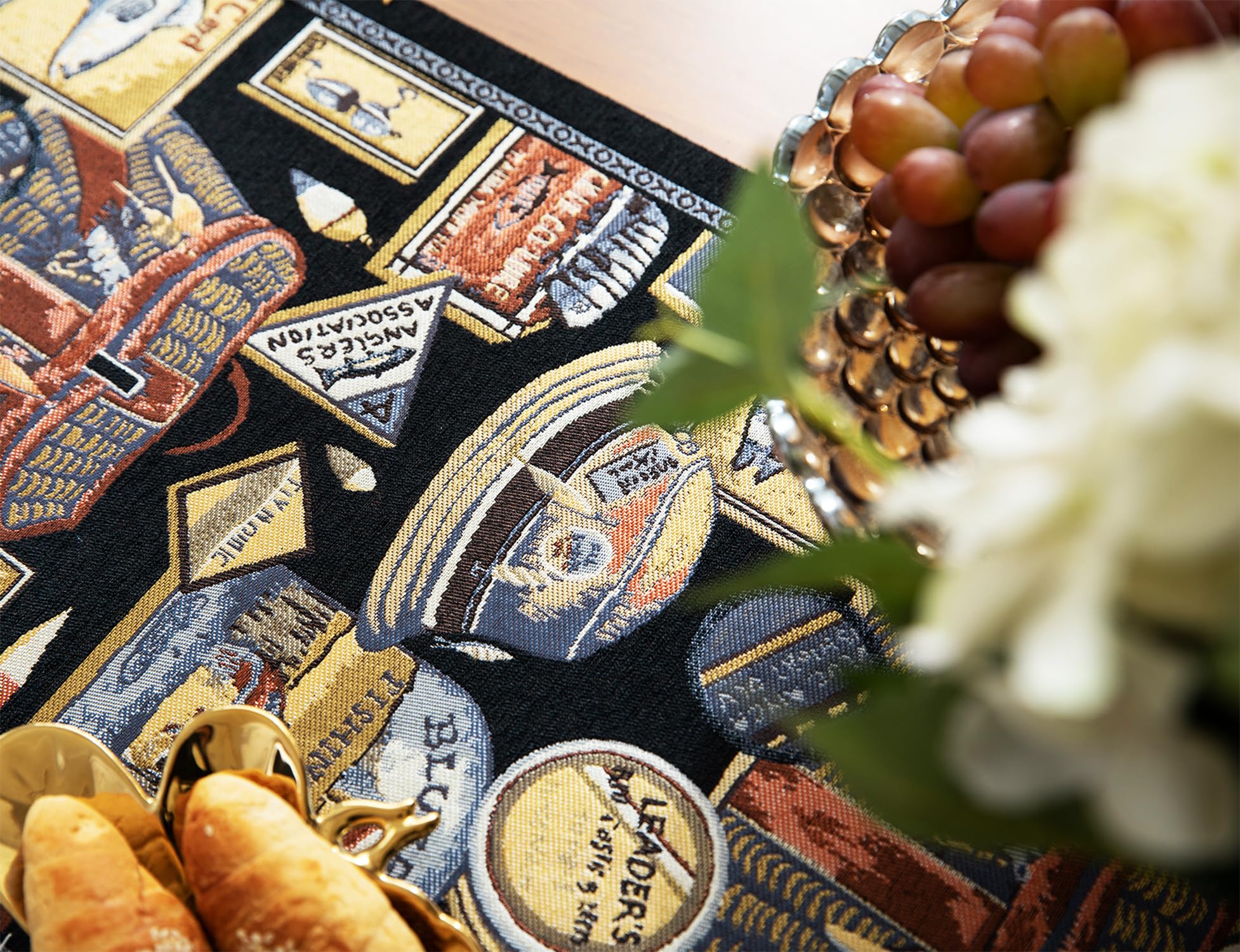 Retro-Luxury Tassels Table Runner Series for Kitchen Dining Table