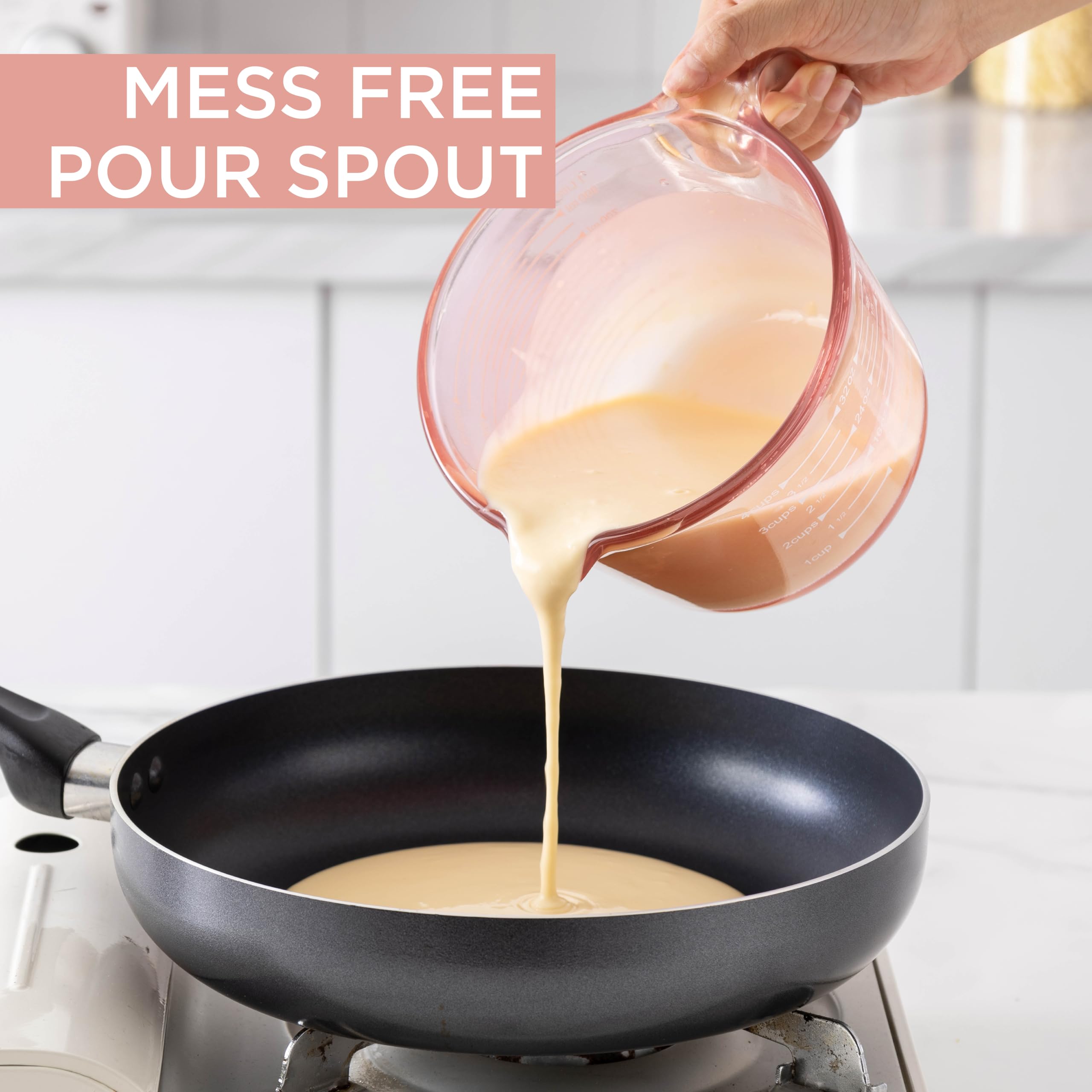 Glass Measuring Cups - Ideal for Cooking and Baking