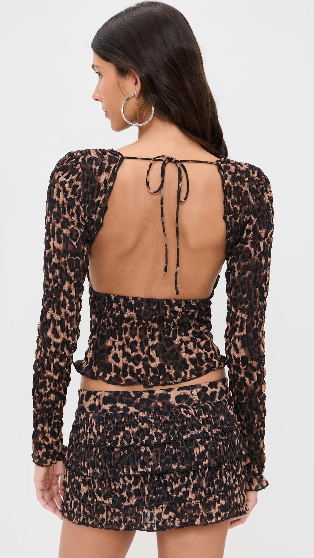 Women's Tie Long Sleeve Top