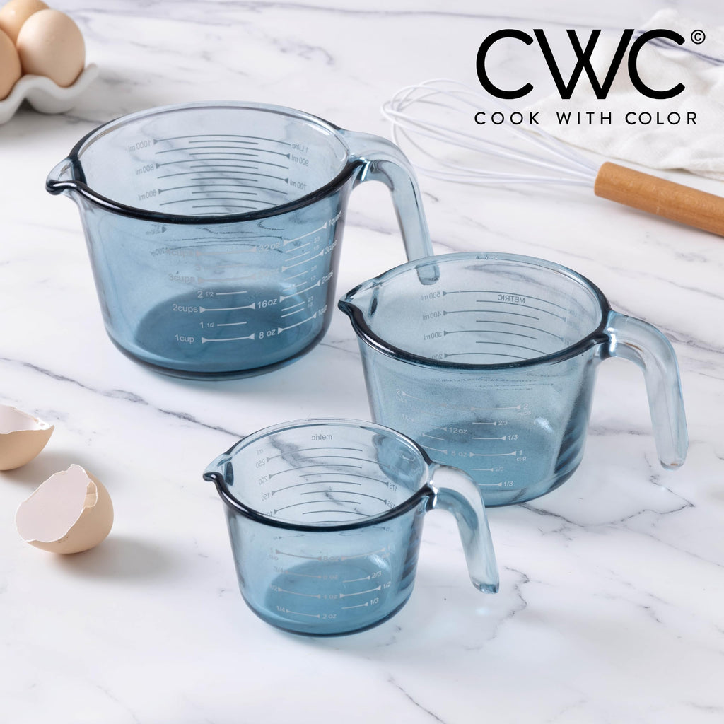 Glass Measuring Cups - Ideal for Cooking and Baking
