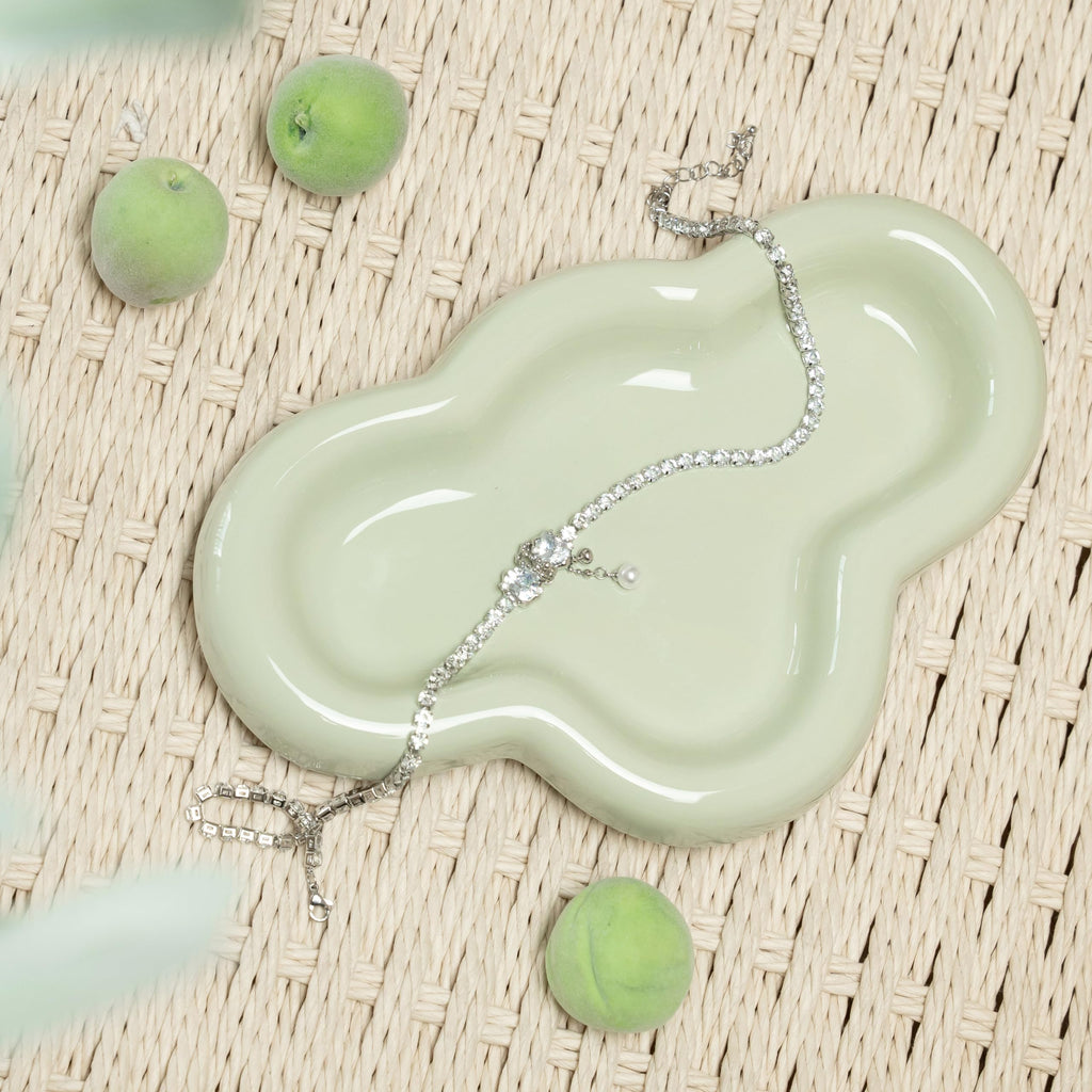 Cloud Trinket Dish, Chubby Jewelry Tray, Ceramic Jewelry Ring Trinket Dish for Rings Earrings Necklace Organizer