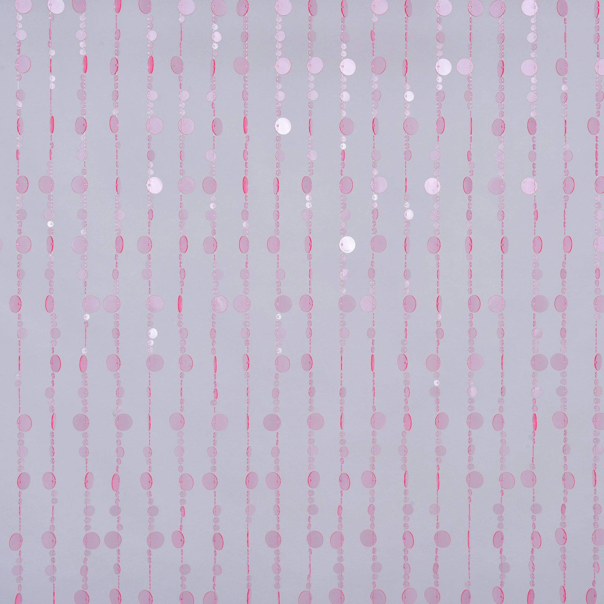 Iridescent Faux Crystal Acrylic Bubble Beaded Curtains for Doorway Room Divider Backdrop Decoration