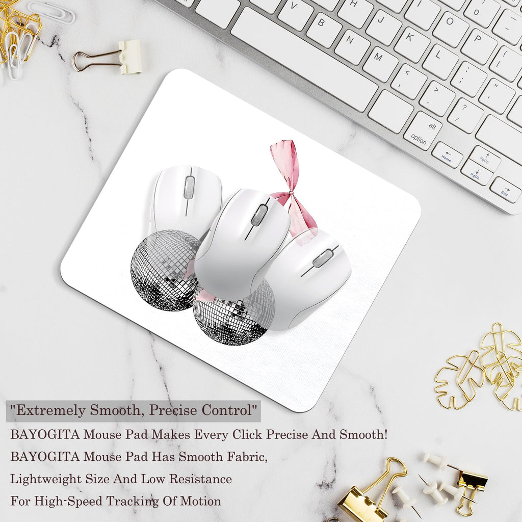 Coquette Mouse Pad, 9.5x8 Inches