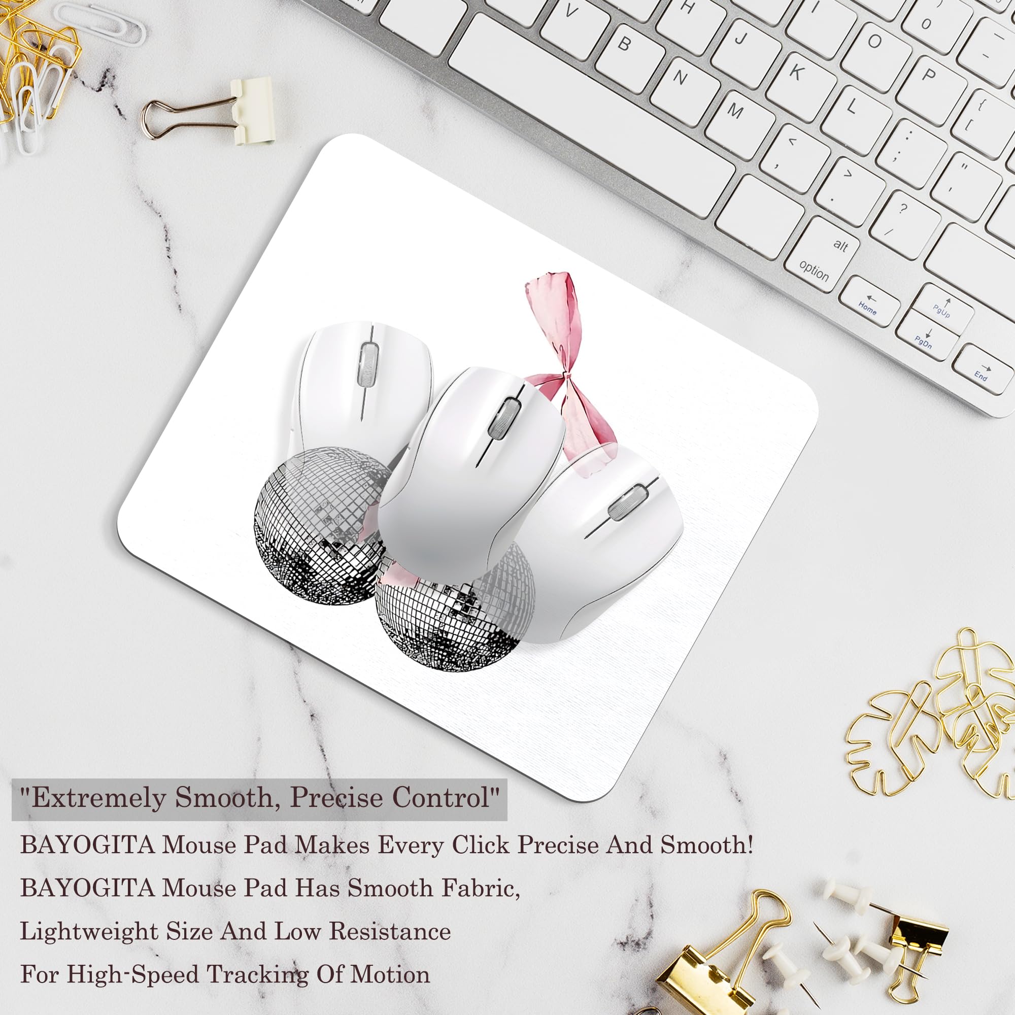 Coquette Mouse Pad, 9.5x8 Inches