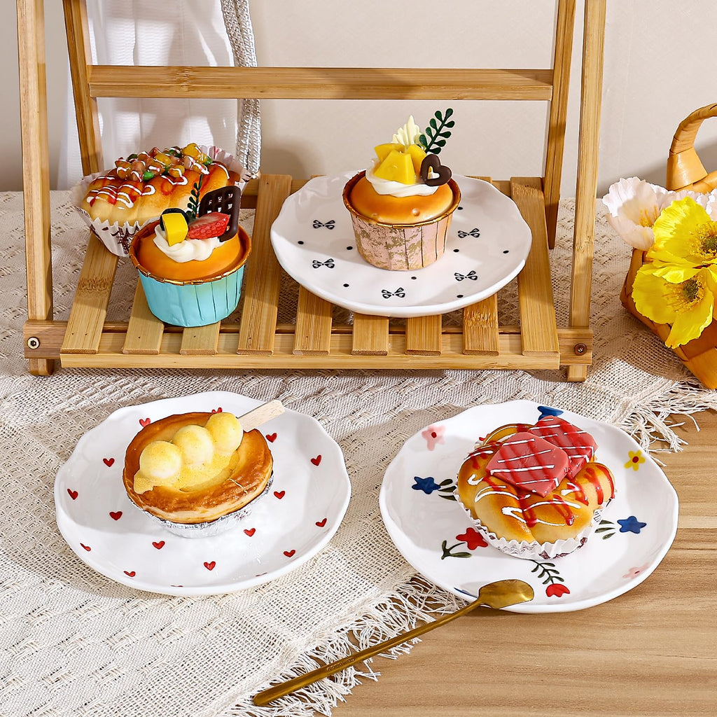 Ceramic Dessert Plates, Cute Creative Dinner Plates Design