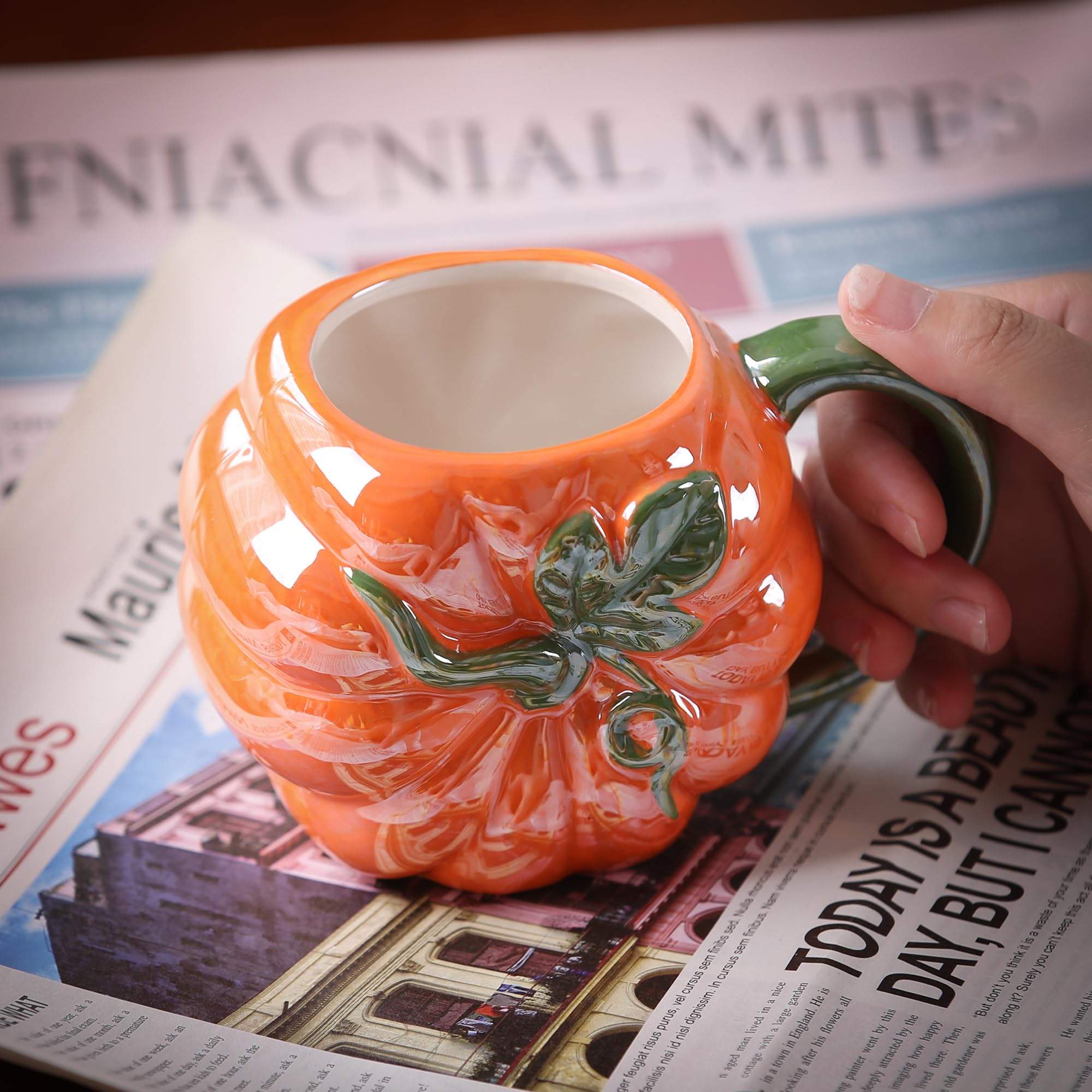 Ceramic Creative Porcelain Fruit Cup with Handle