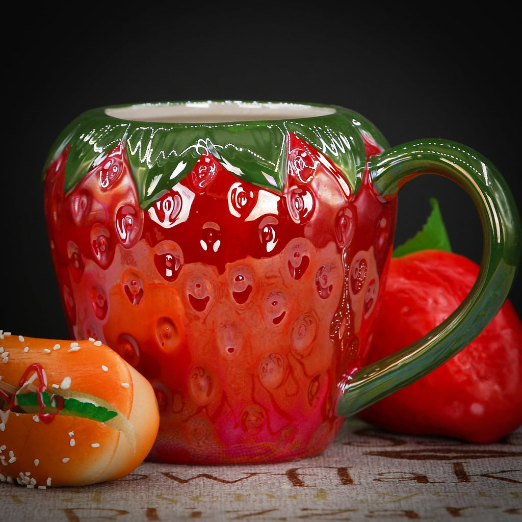 Ceramic Creative Porcelain Fruit Cup with Handle