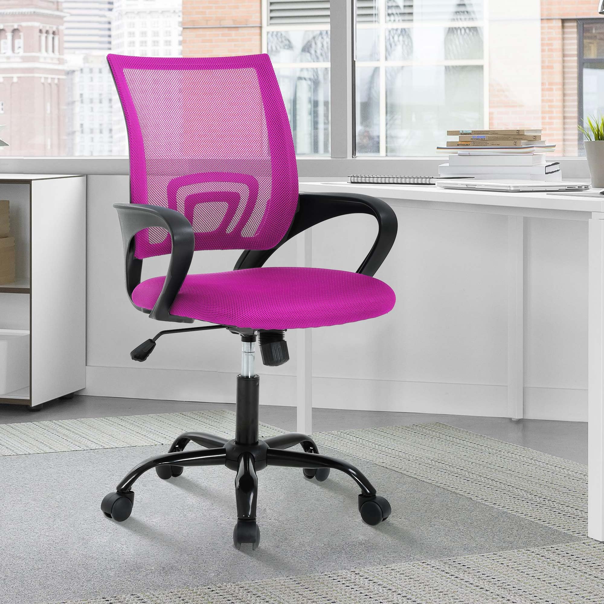 Comfortable Adjustable Mesh Office Chair with Lumbar Support
