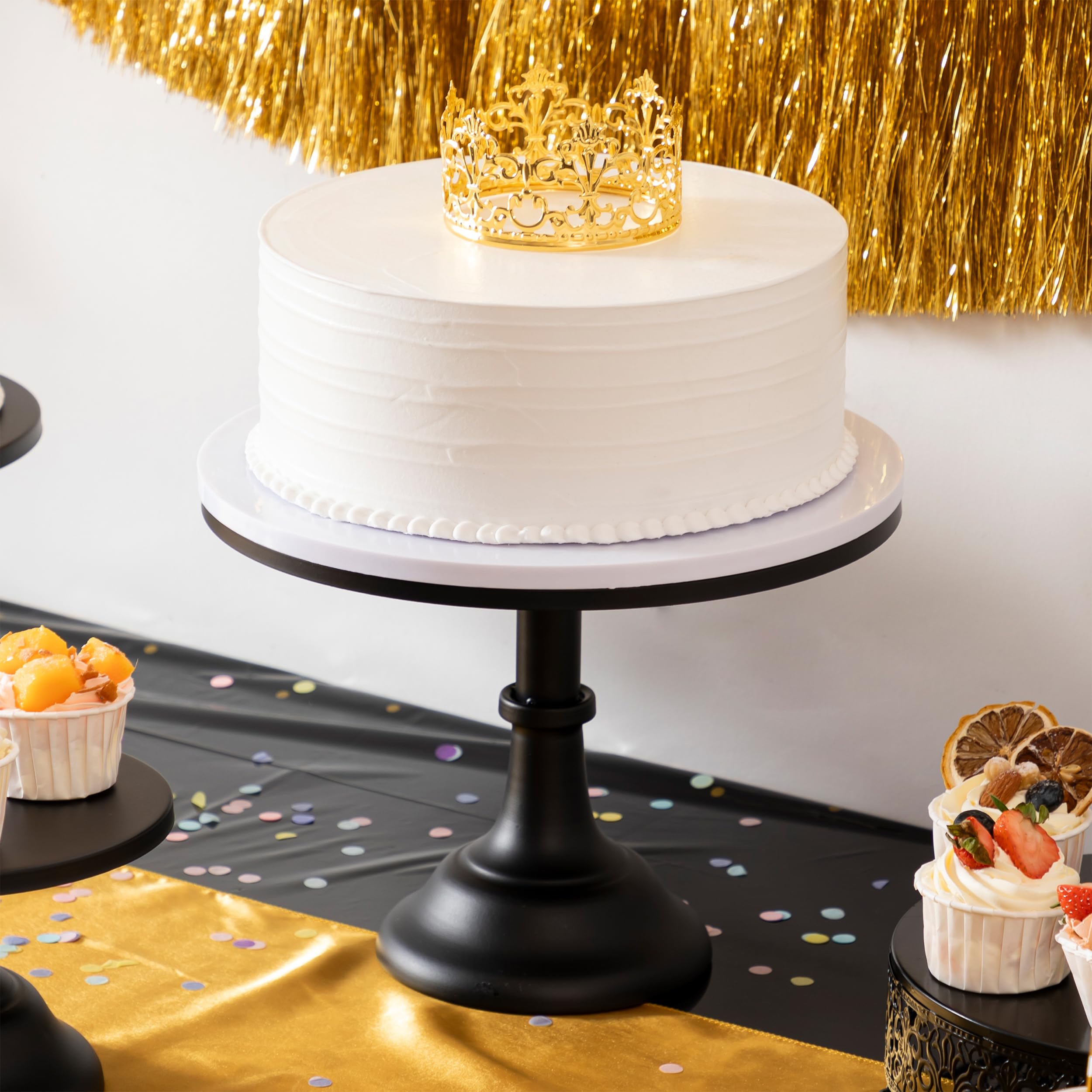 Cake Stand, Cake Stand Set Disc Diameter 8" 10" 12", Perfect Dessert Table Display Set, 3 Pcs