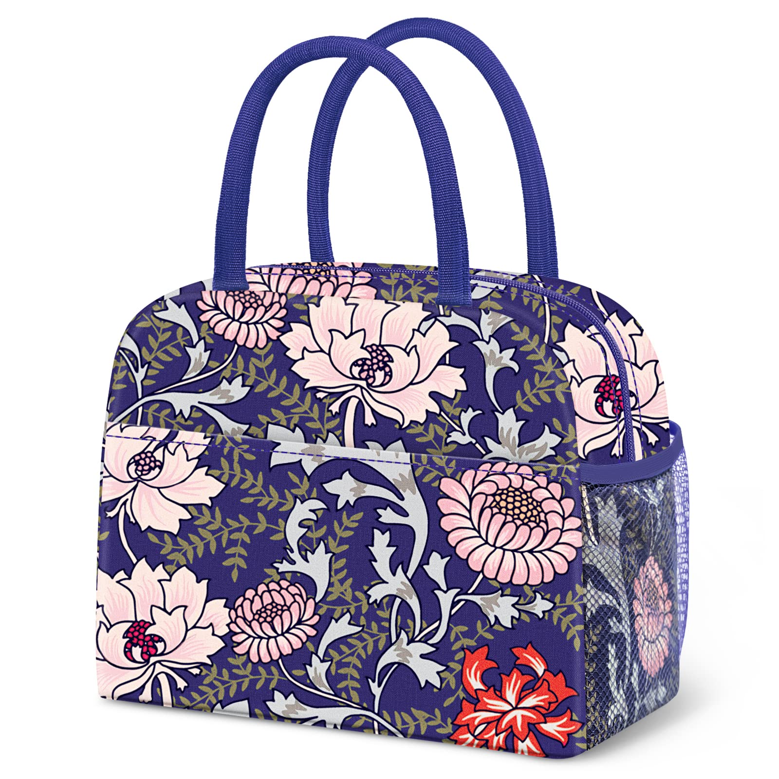 Reusable Insulated Lunch Tote Bag,Leakproof Food Handbags Case High Capacity