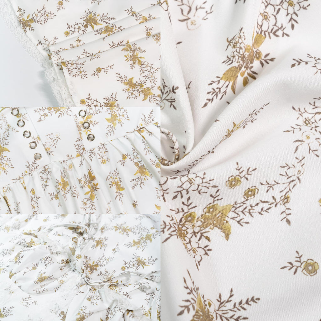 Women's Dress Sleeveless Lace Floral Camisole Corset Suit Style Sexy Dress for Women