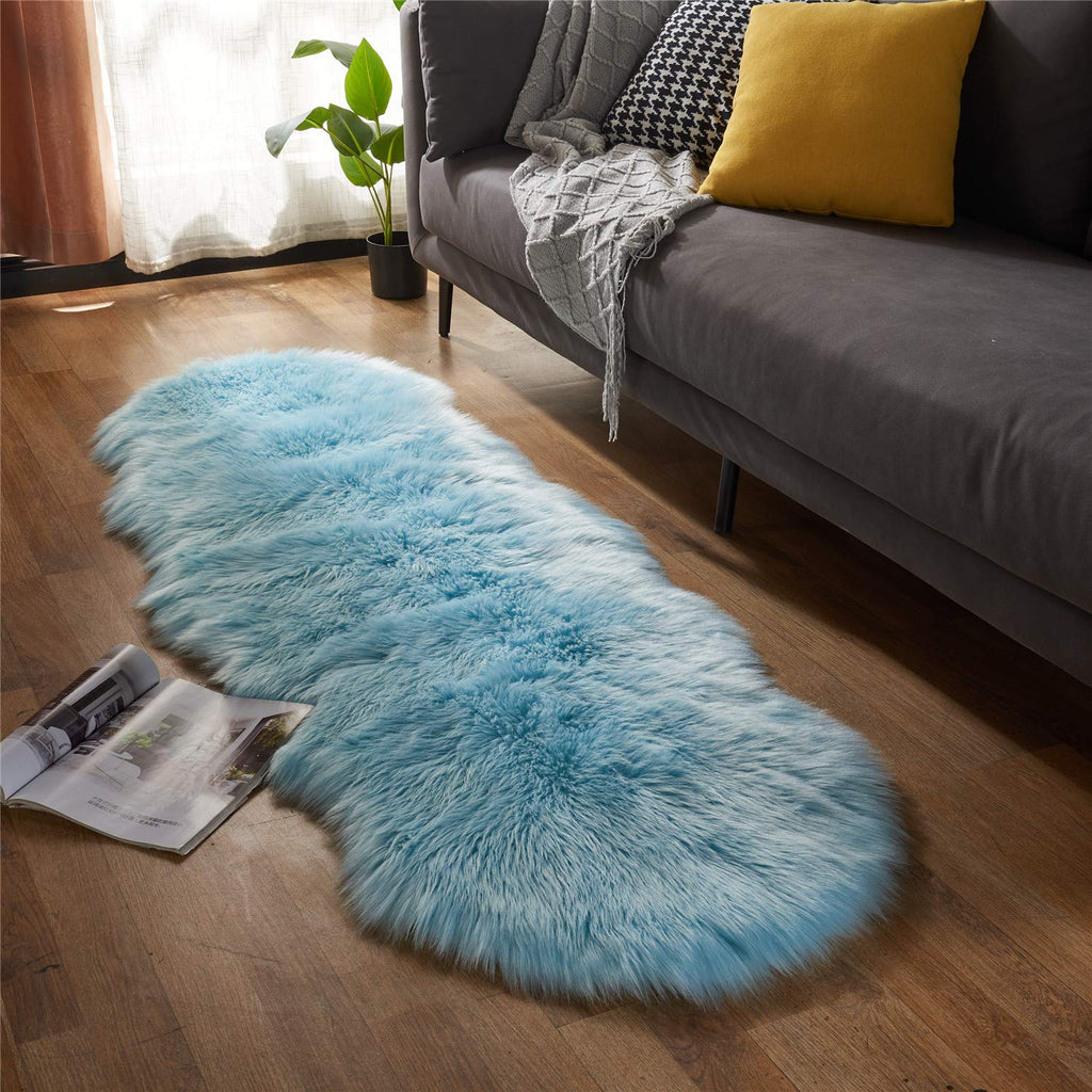 Ultra Soft Faux Fluffy/Fuzzy Shaggy Area Rug - Fur Chair Cover Seat Pad