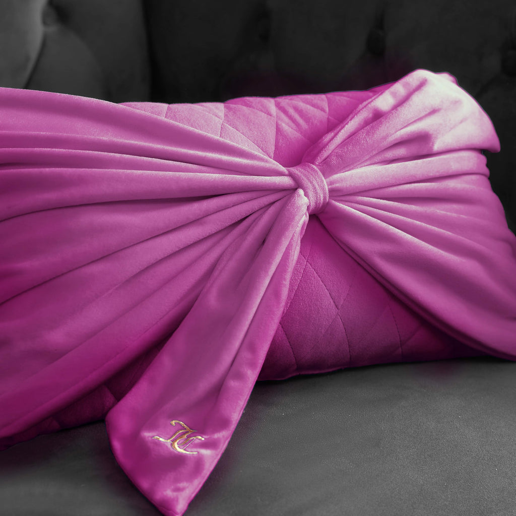 Juicy Couture Rectangle 1-Piece Living Room and Bedroom Décor, Decorative Accent, Premium Reversible Throw Pillow