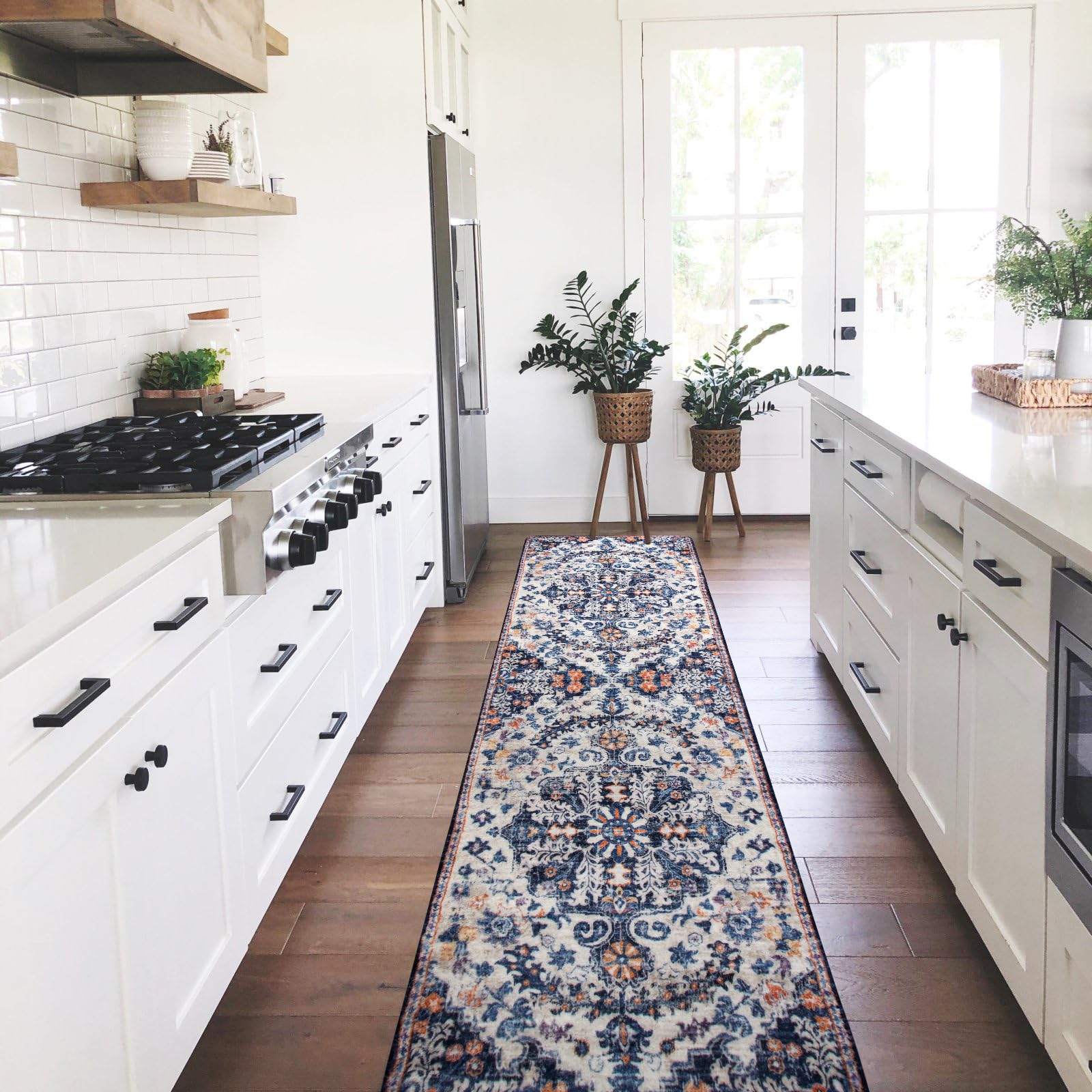 Floral Bohemian Medallion Area Rugs