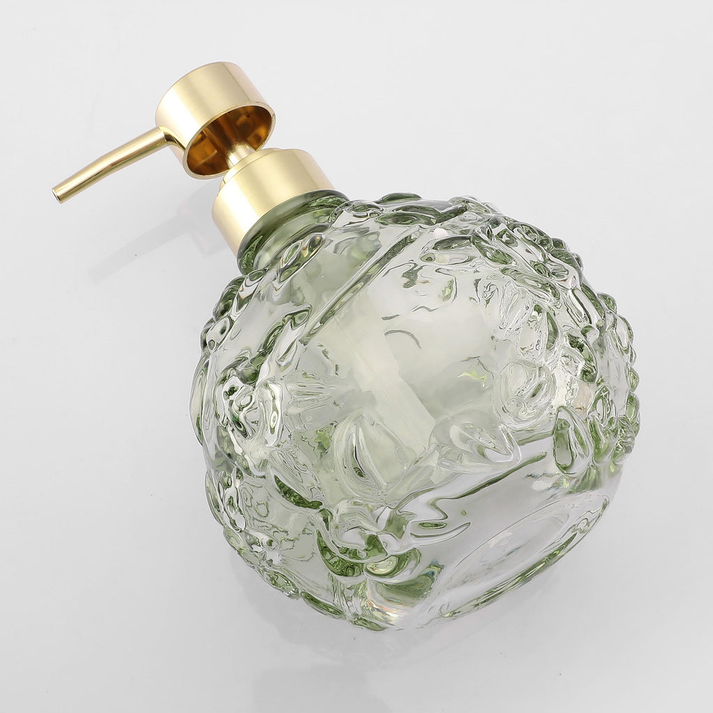 Glass Soap Pump Dispenser, Refillable Soap Dispenser