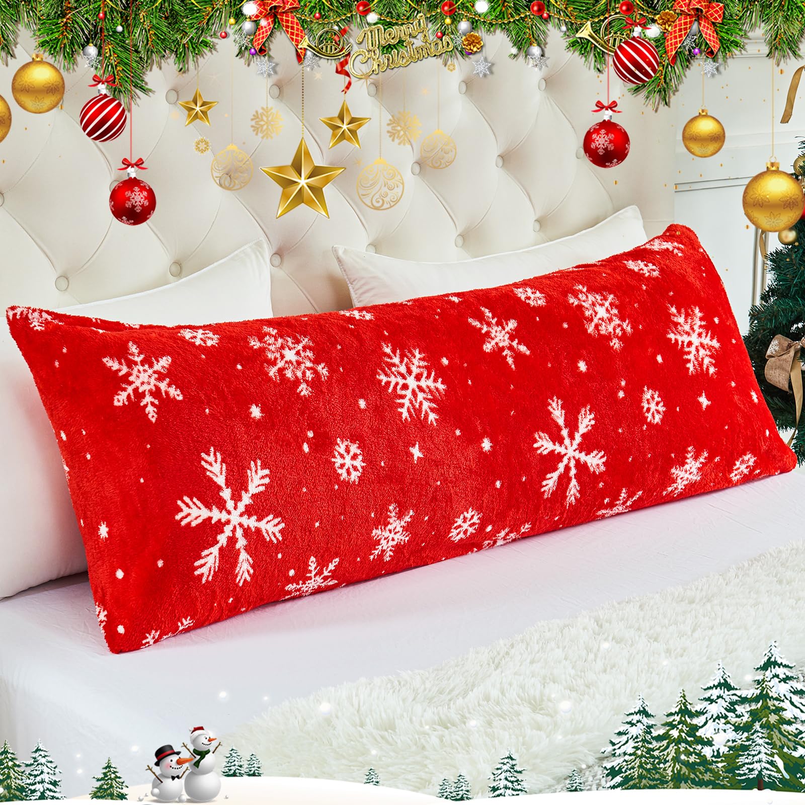 Faux Fur Pillow Cases Set of 2, Luxury Ultra Soft Fuzzy Pillowcases, Fluffy Plush Velvet Pillow Covers with Zipper, Cozy Warmth and No Shedding