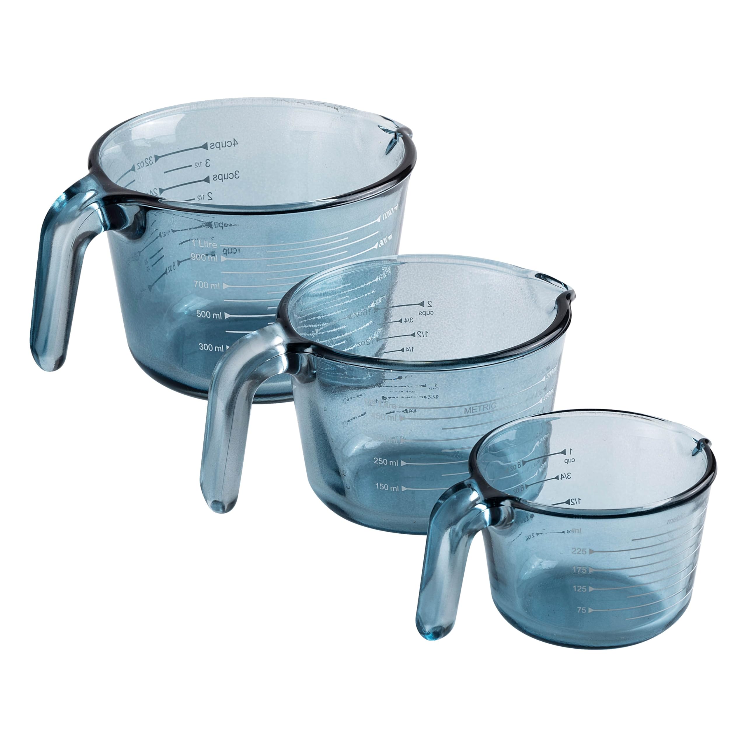 Glass Measuring Cups - Ideal for Cooking and Baking