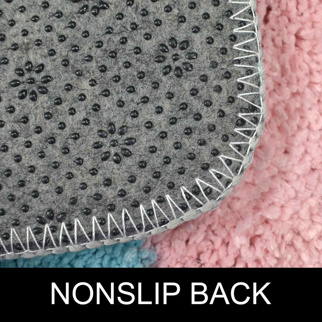 Rainbow Bathroom Rug Half Circle Bath Area Rug Doormat Rainbow Bath Mat Small Kids Room Throw Rug Water Absorbent Quick Dry 17.7"x27.6"