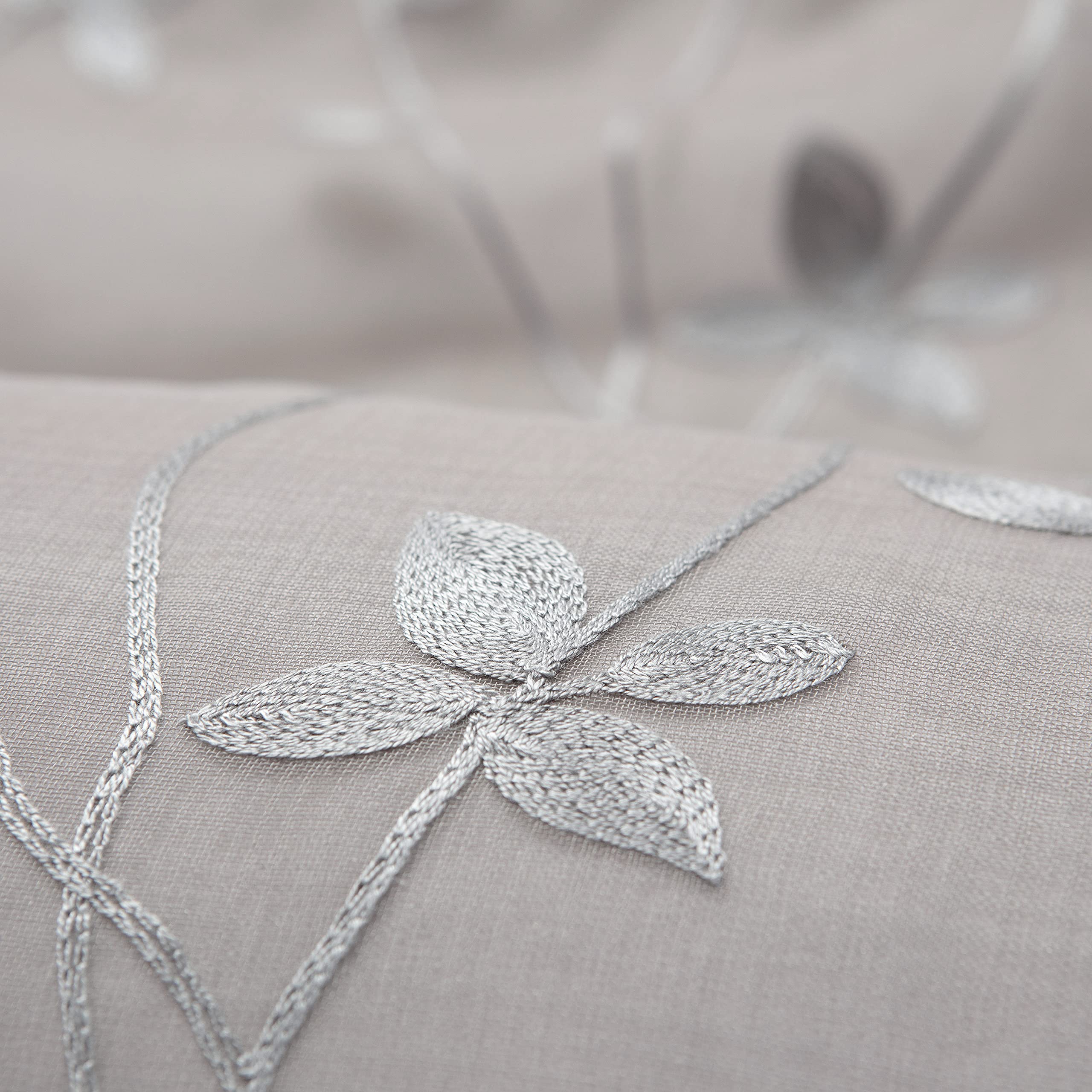 Embroidered Vine Curtains - Sheer Curtains