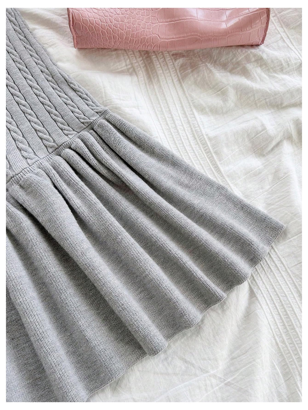 Women's 3D Floral Ruffle Mini Dress Cable Knit Spaghetti Strap Cami Dresses