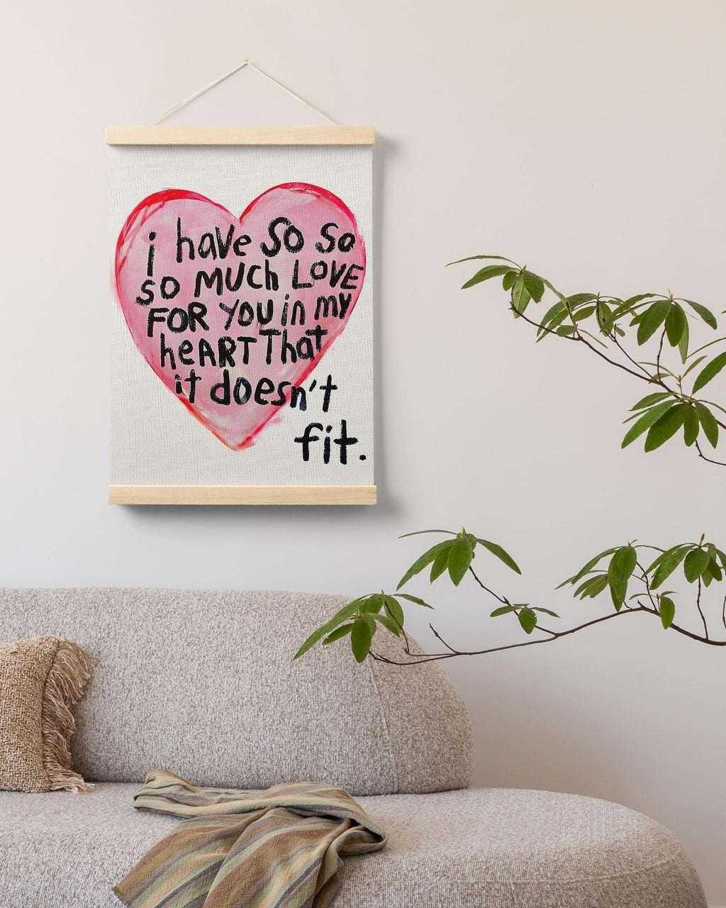 Trendy Preppy Poster Hanger Frame, Aesthetic Wall Art Decor