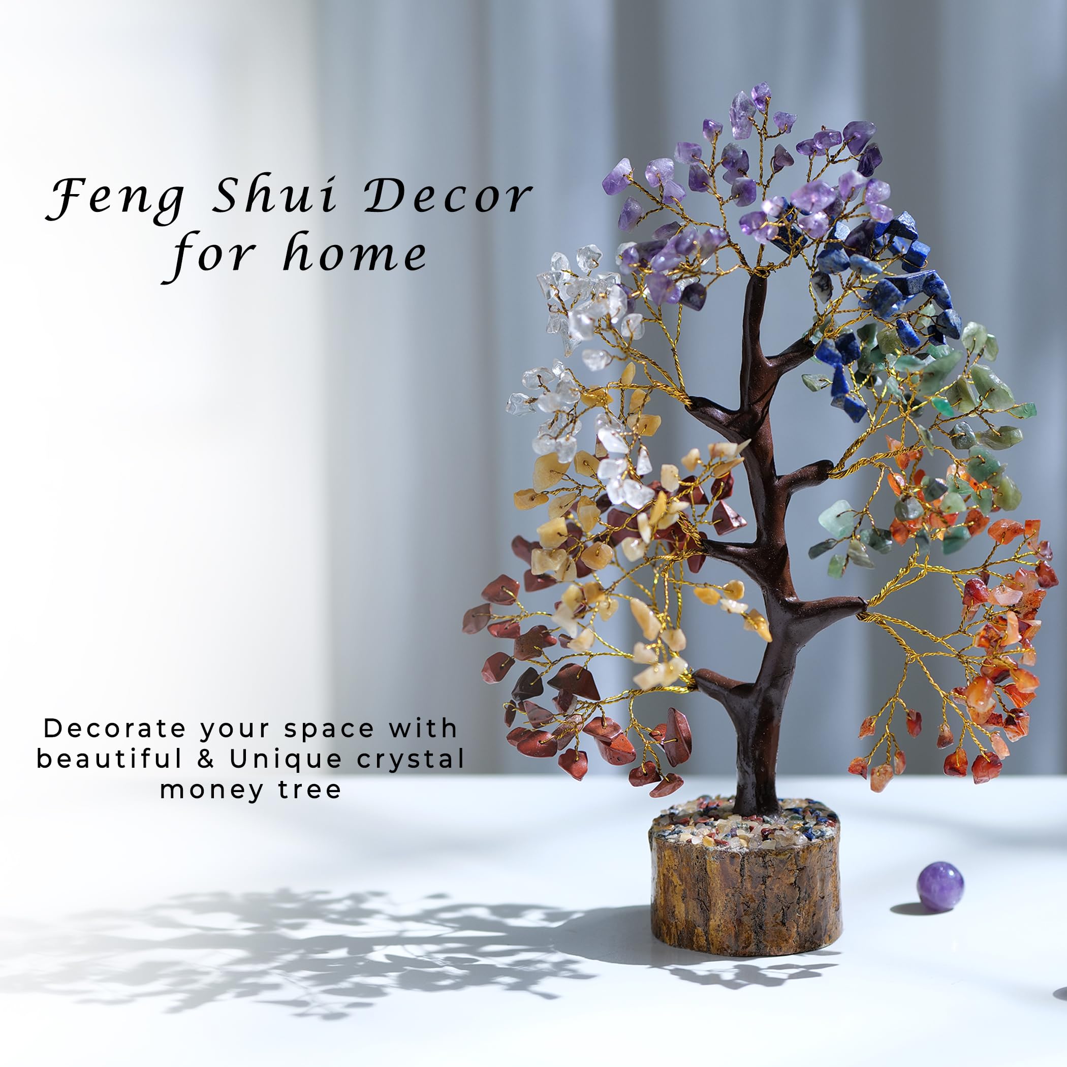 Rose Quartz Crystals Good Luck Money Tree