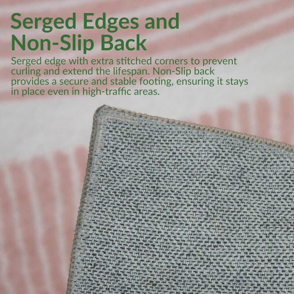 Zen Garden Area Rug - Ultra Soft Area Rug, Non Slip, Stain Resistant Living Room Rug, Washable Area Rugs for Living Room, Rugs for Bedroom