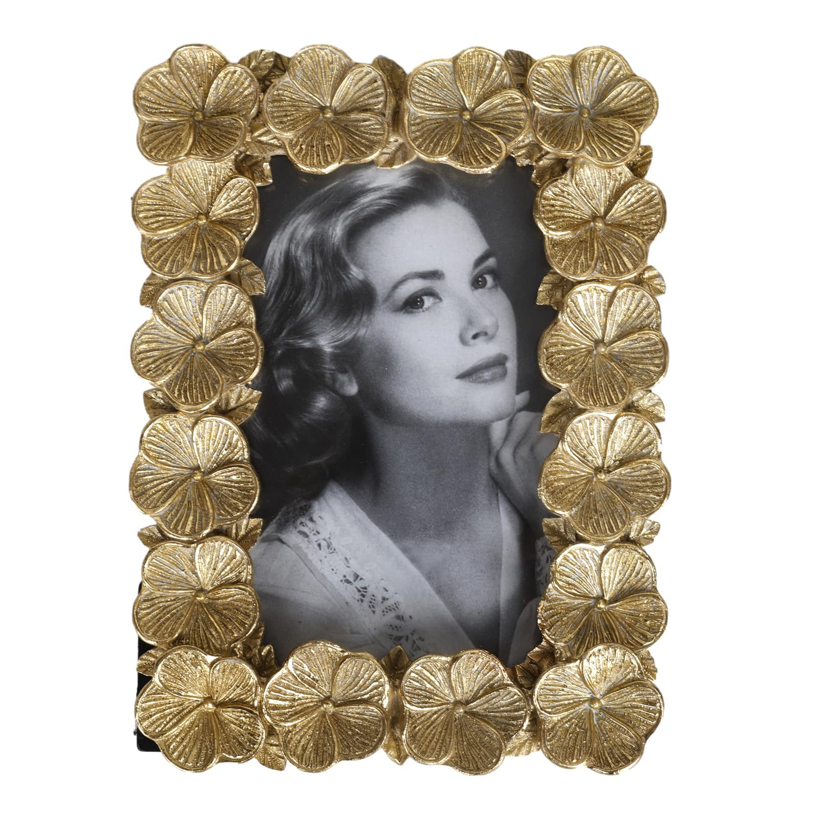 Resin Vintage Pink Picture Frames Photo Frames for Wall or Tabletop Display Vertically or Horizontally Glass Front