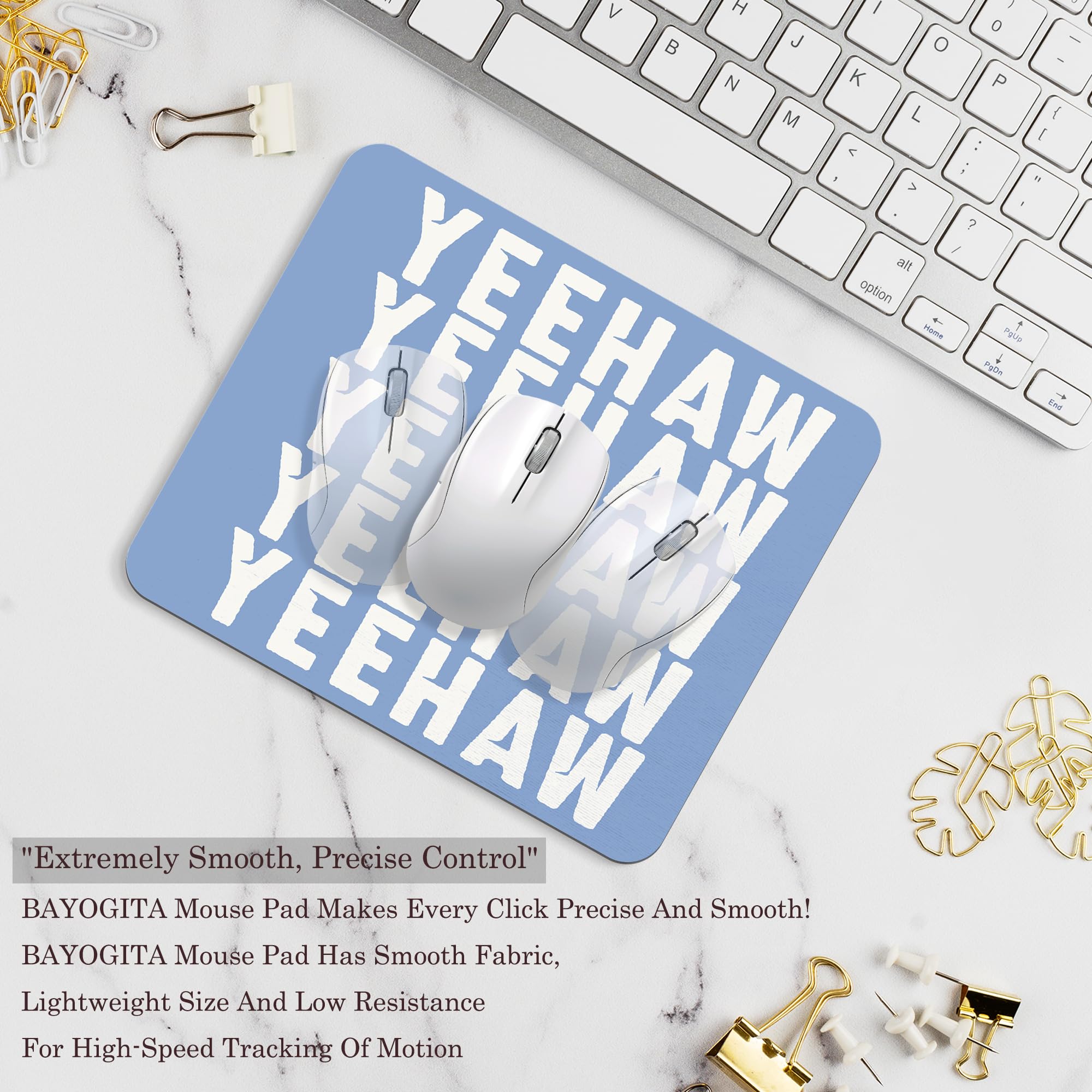 Coquette Mouse Pad, 9.5x8 Inches