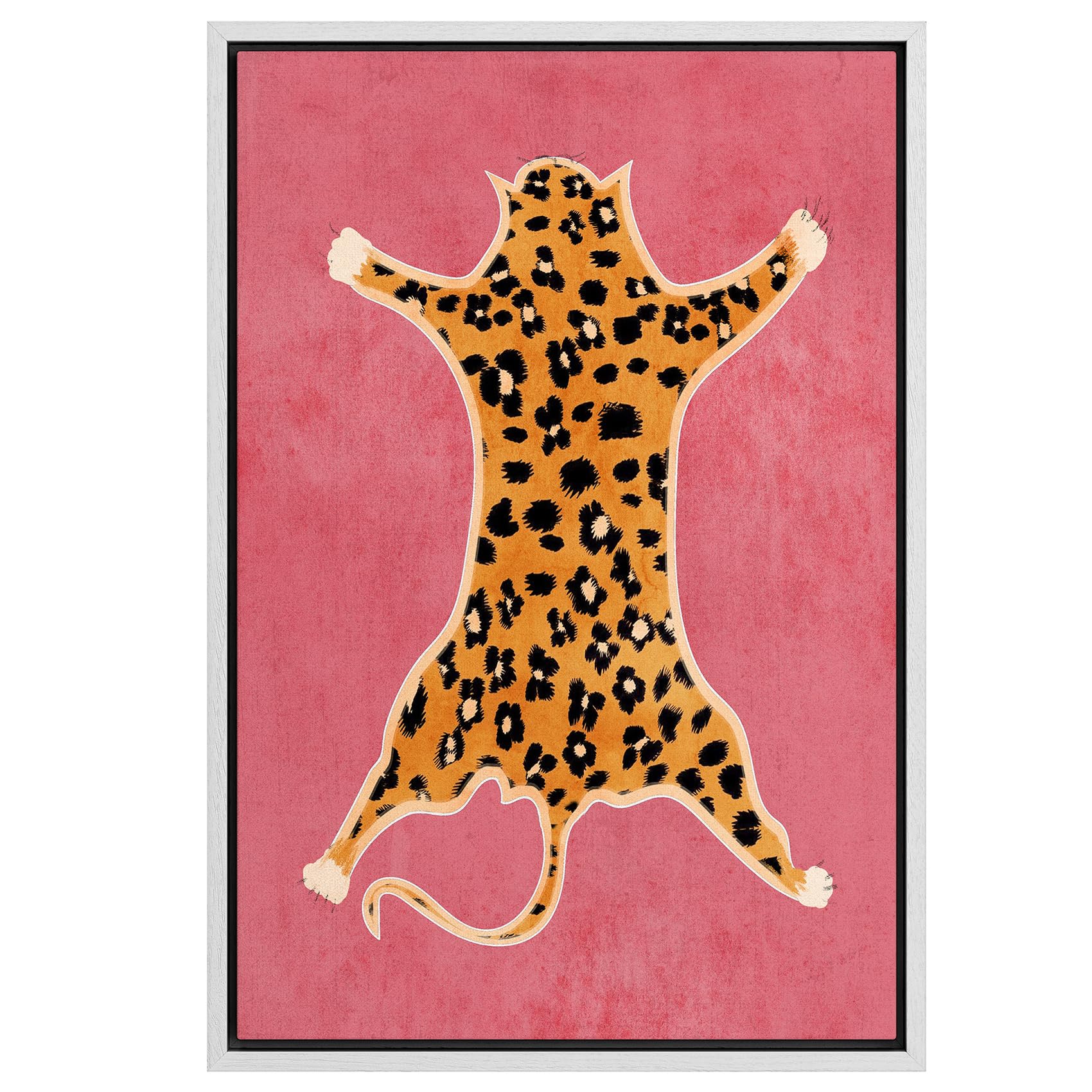 Framed Multicolored Disco Ball Canvas Print â€?Preppy Wall Art for Living Room, Bedroom, or Office