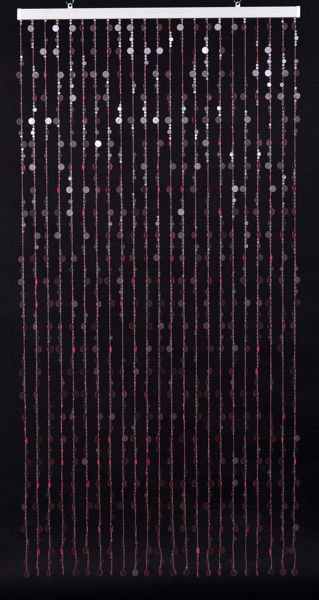 Iridescent Faux Crystal Acrylic Bubble Beaded Curtains for Doorway Room Divider Backdrop Decoration