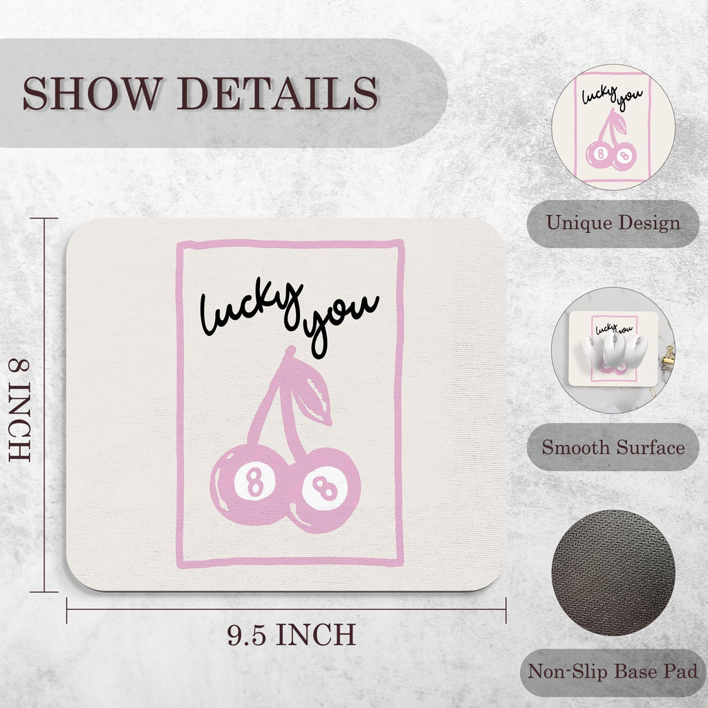 Coquette Mouse Pad, 9.5x8 Inches