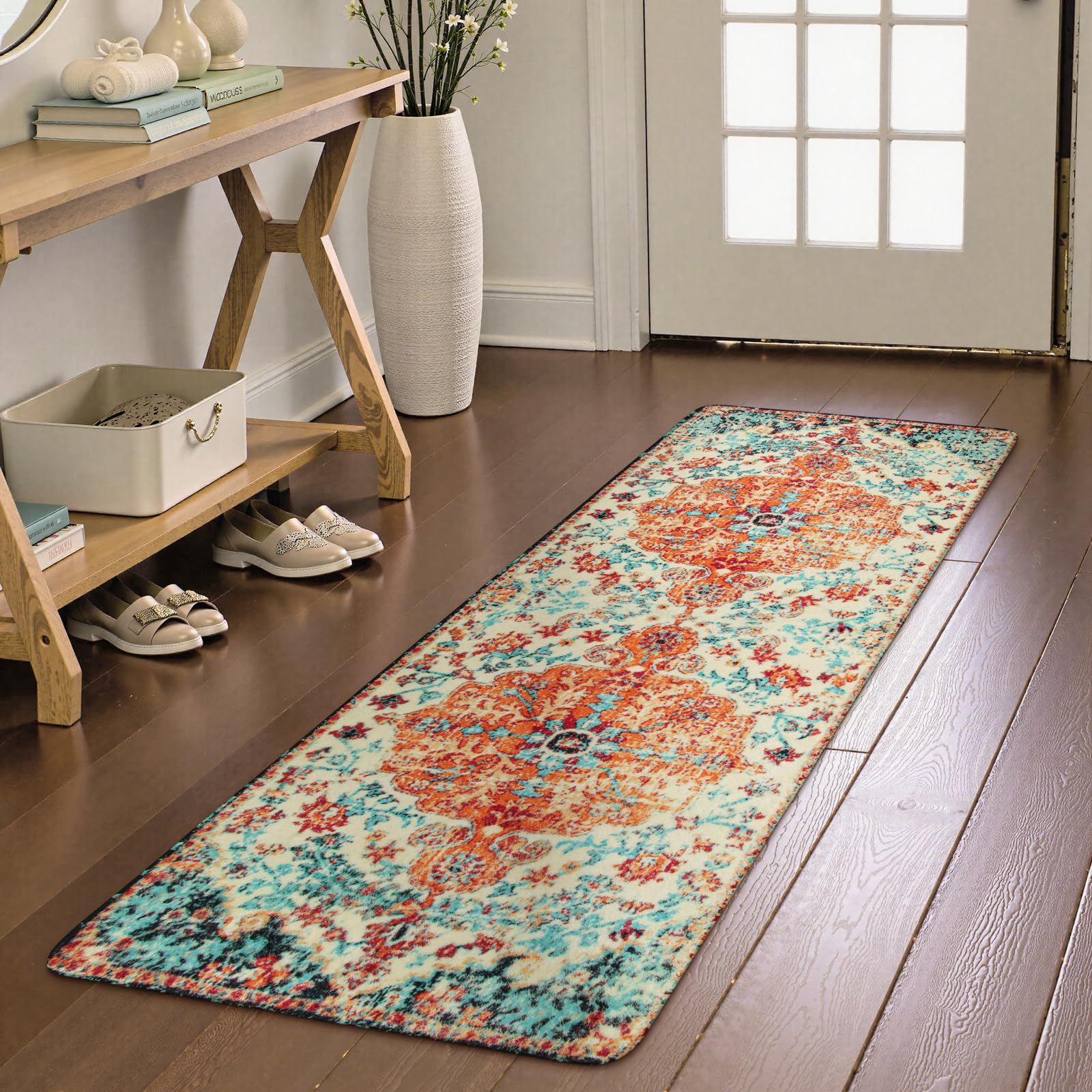 Floral Bohemian Medallion Area Rugs