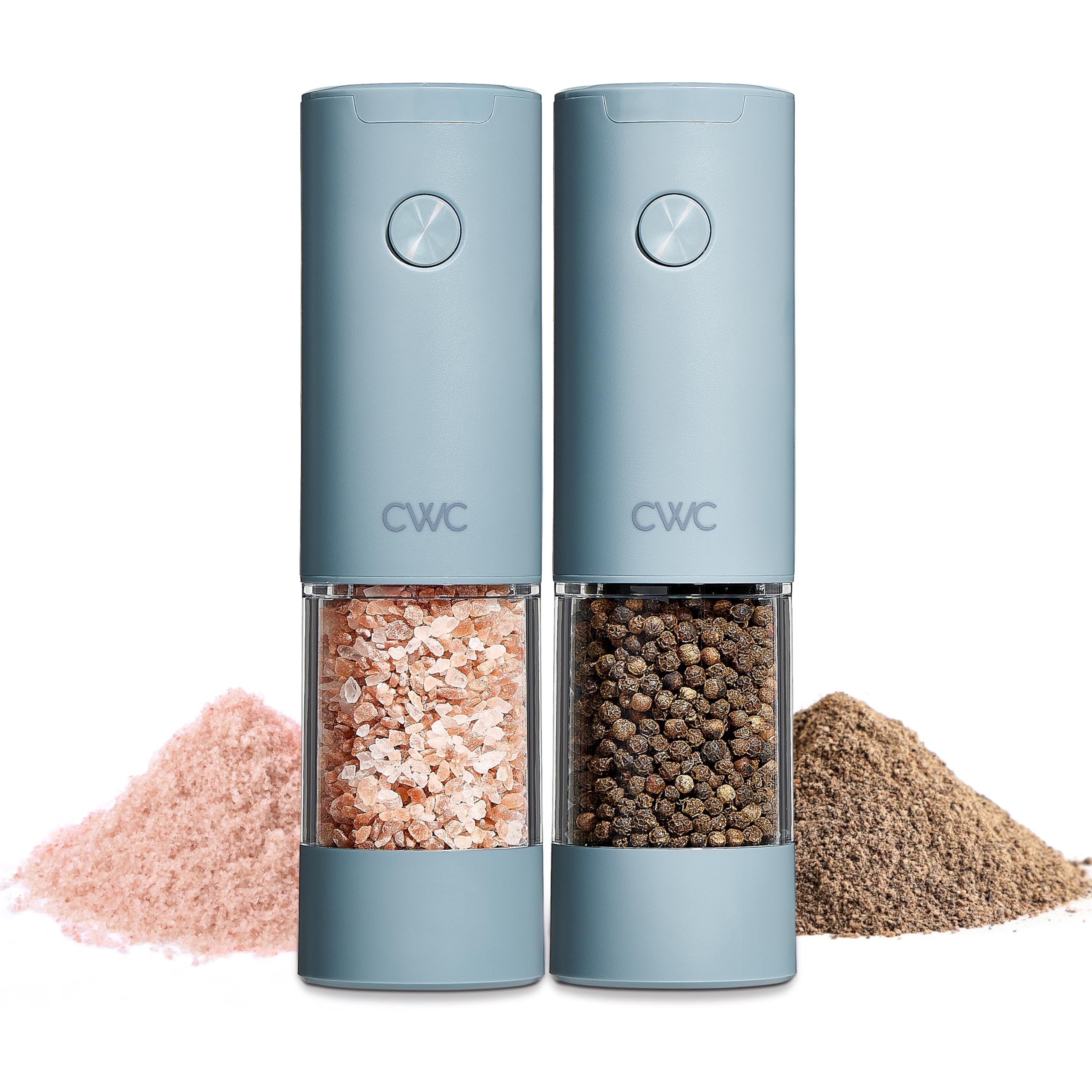 Electric Pepper & Salt Shaker Set of 2 Grinders
