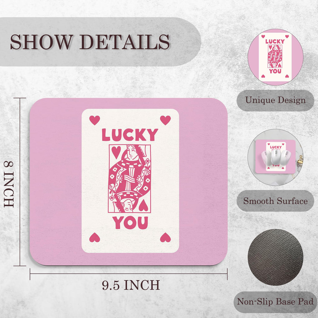 Coquette Mouse Pad, 9.5x8 Inches